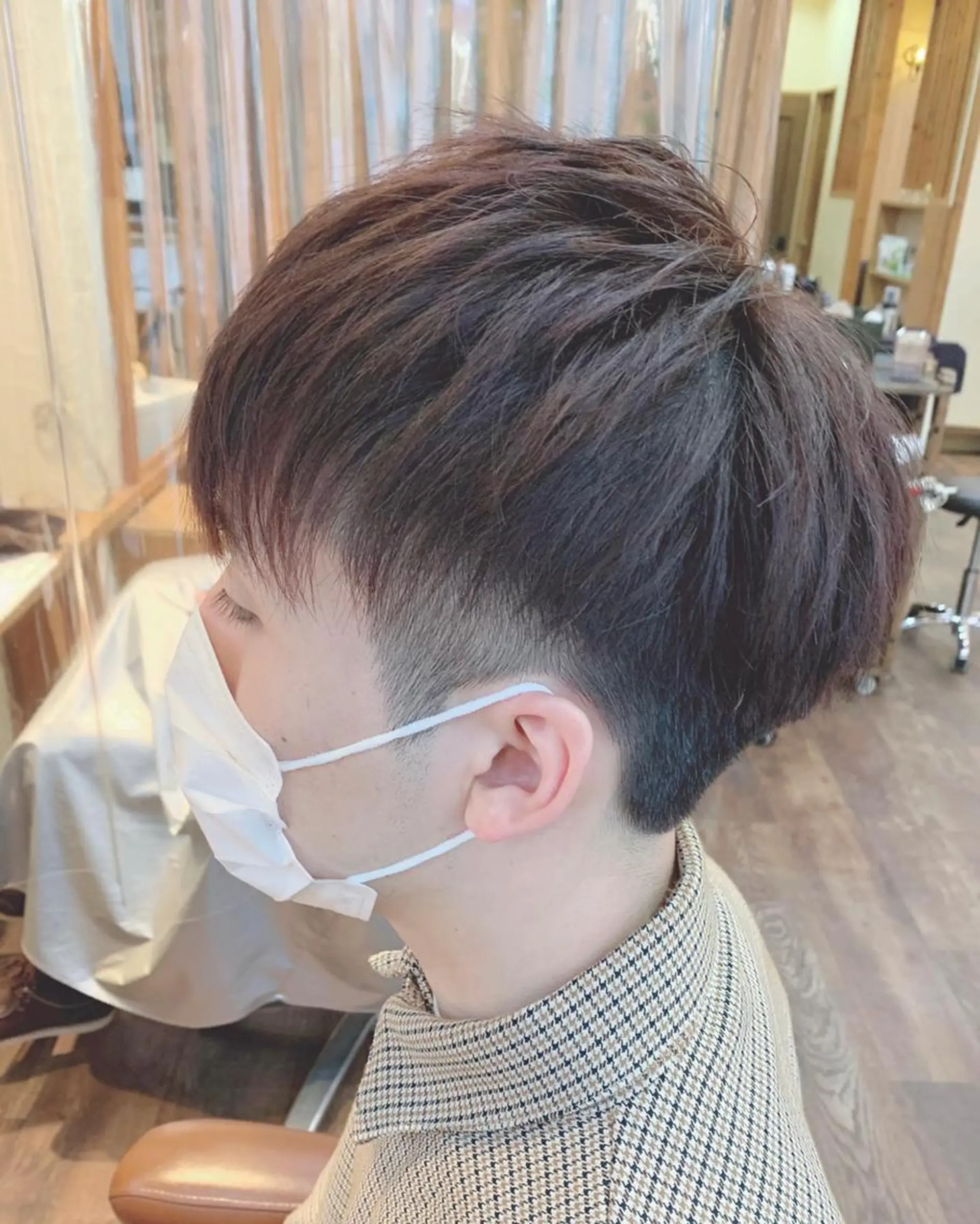 ショート カラー メンズ 学生(メンズ向け) メンズショート ツーブロック 外国人風カラー 学生 🌿ヤマグチ ユウキ🌿のヘアスタイル