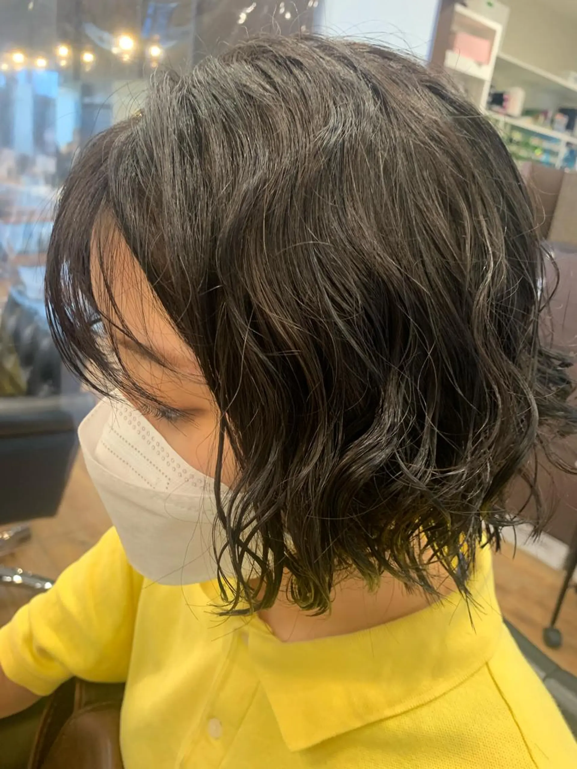 ショート パーマ 吉川 茉由子のマツエク・マツパデザイン