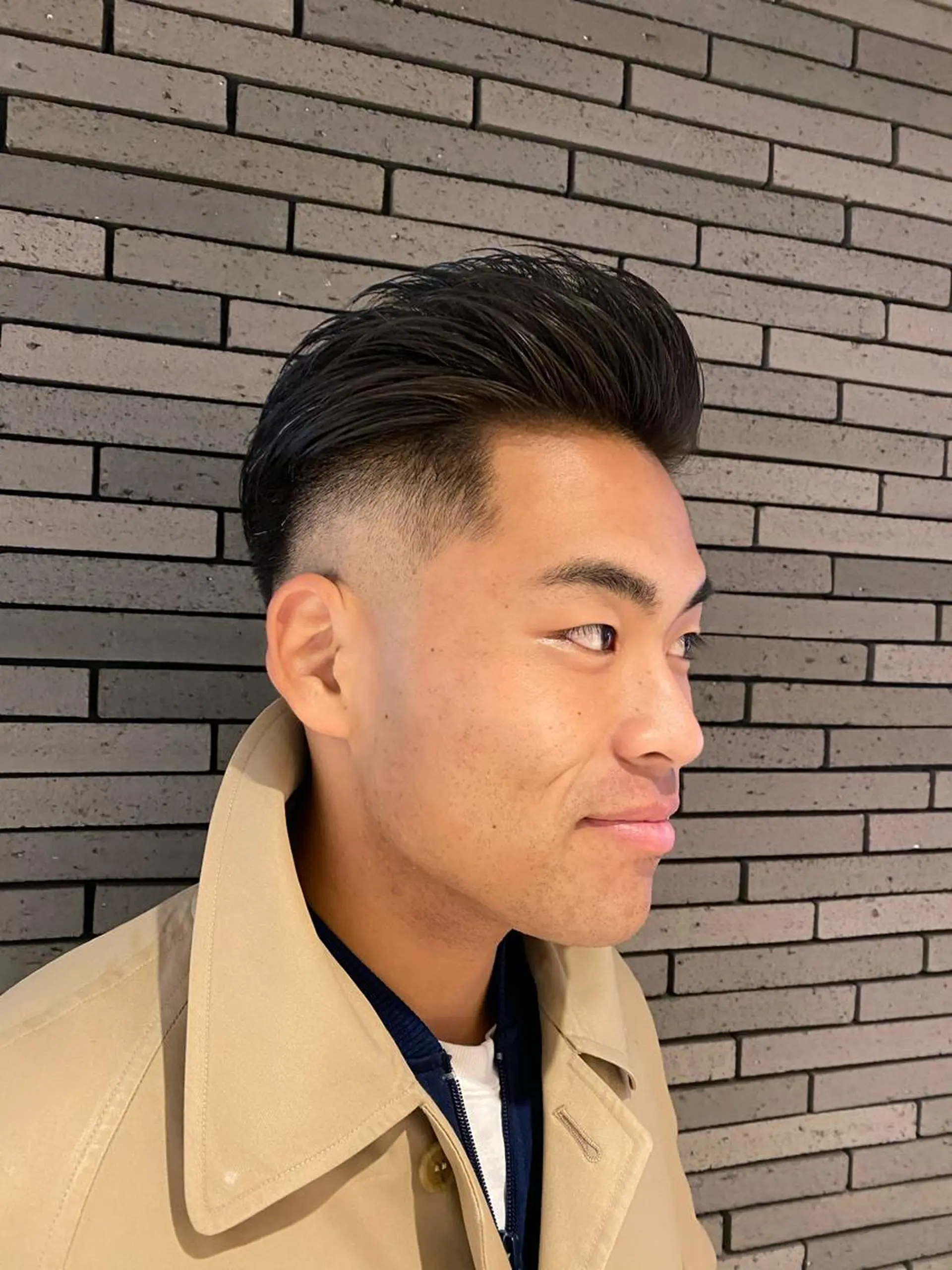 ショート メンズ フェードカット スキンフェード 土井 康永のヘアスタイル