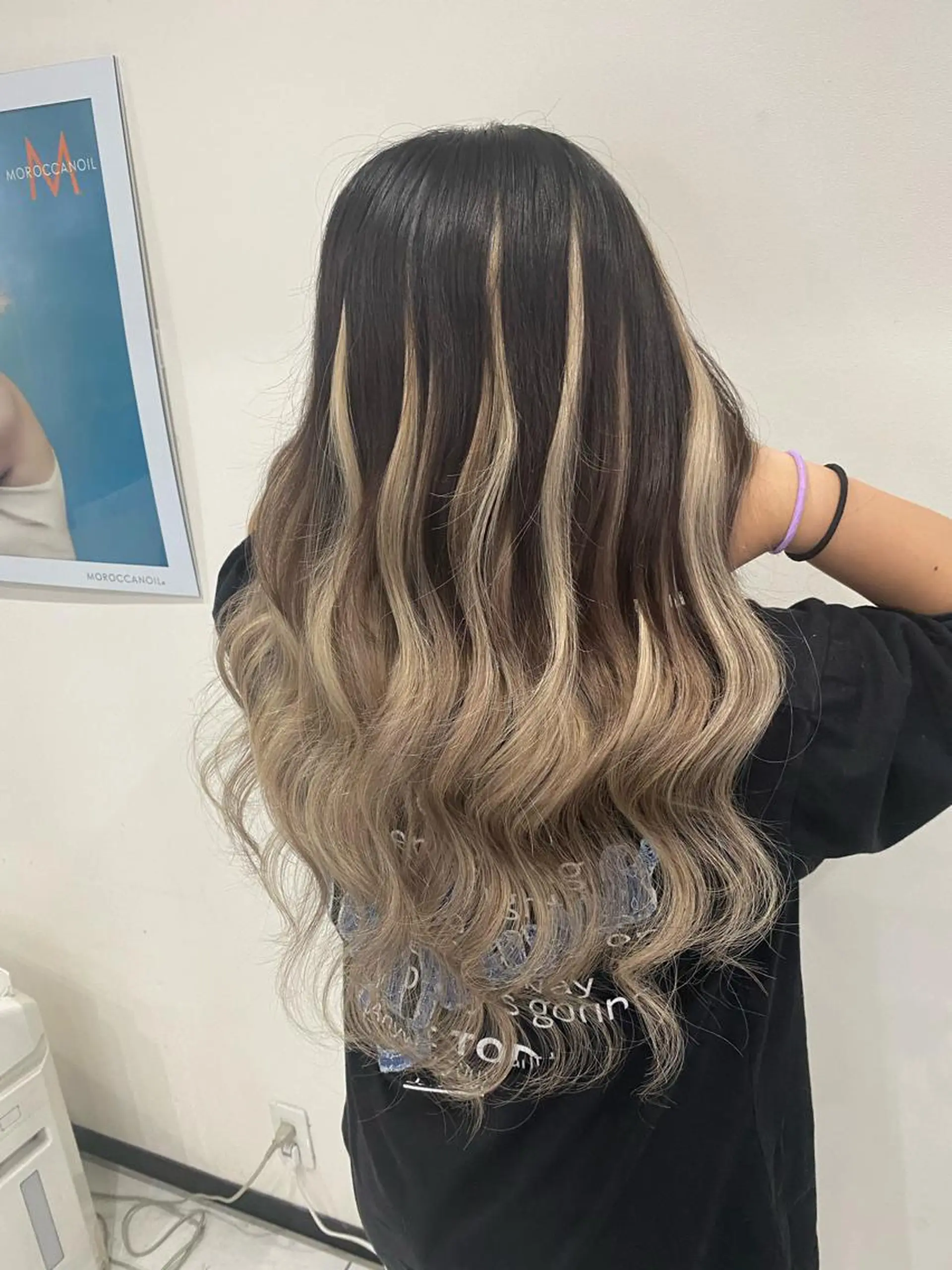 ロング レイヤーカット エクステ HIYORI🌺 /ジェルムのヘアスタイル