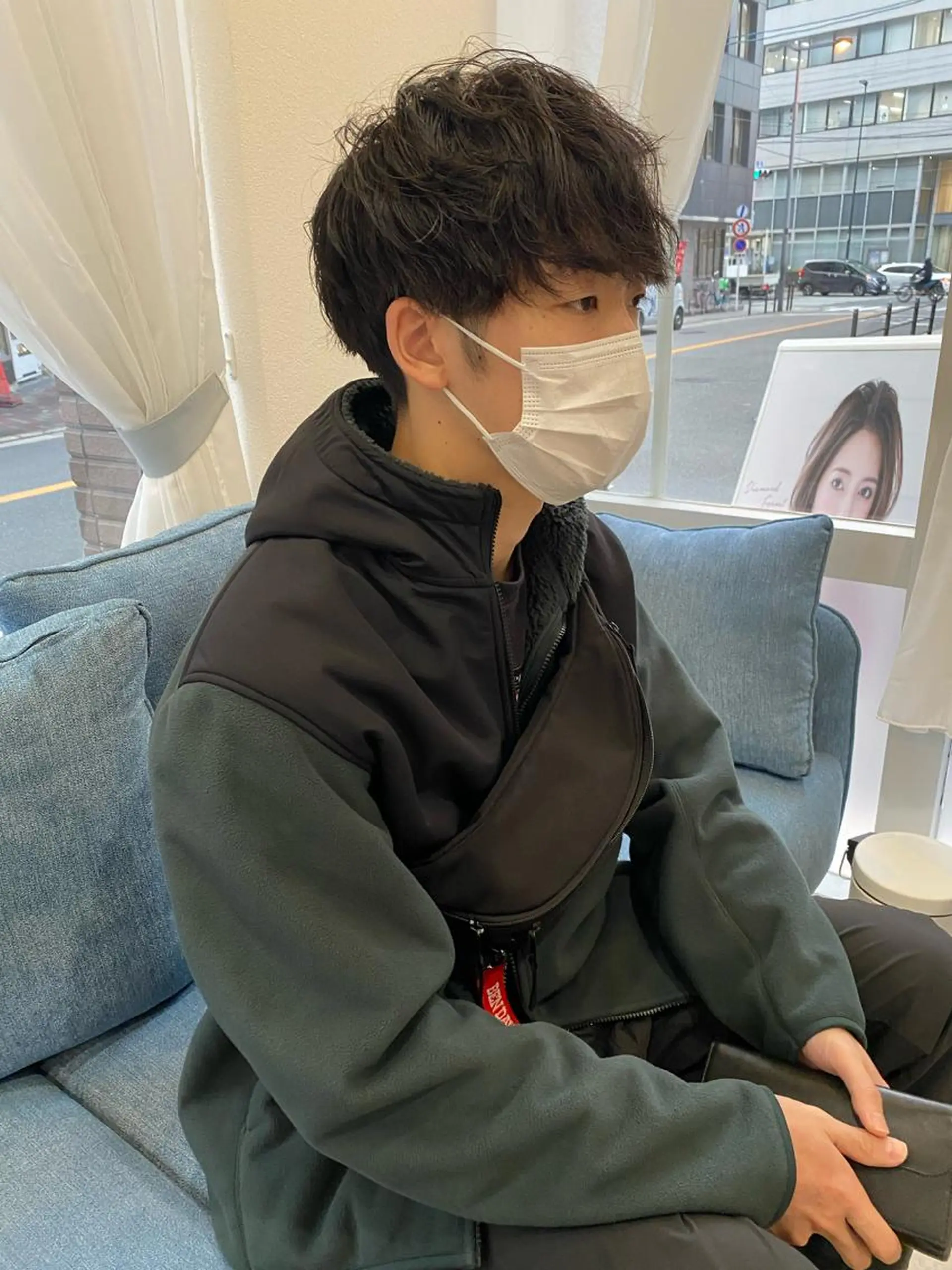 パーマ メンズ メンズパーマ ツイストスパイラルパーマ スパイラルパーマ 山本 銘子のヘアスタイル