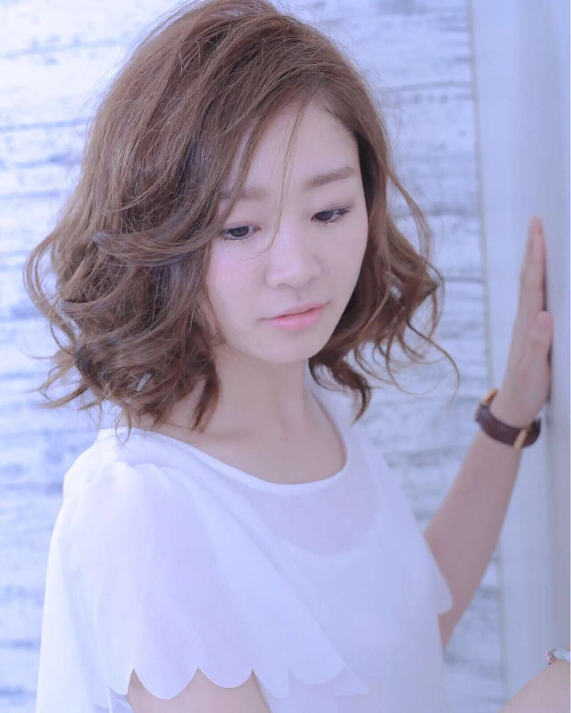 ミディアム 伊藤 裕貴のヘアスタイル