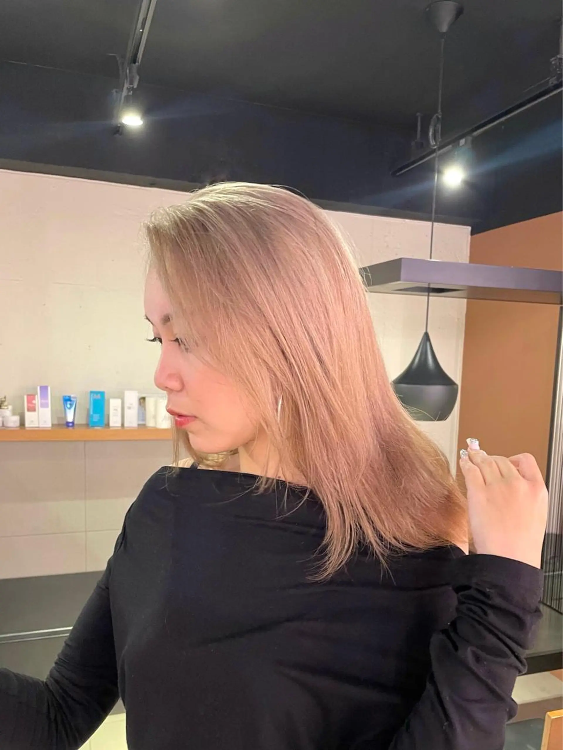 ミディアム たかはし はるかのヘアスタイル