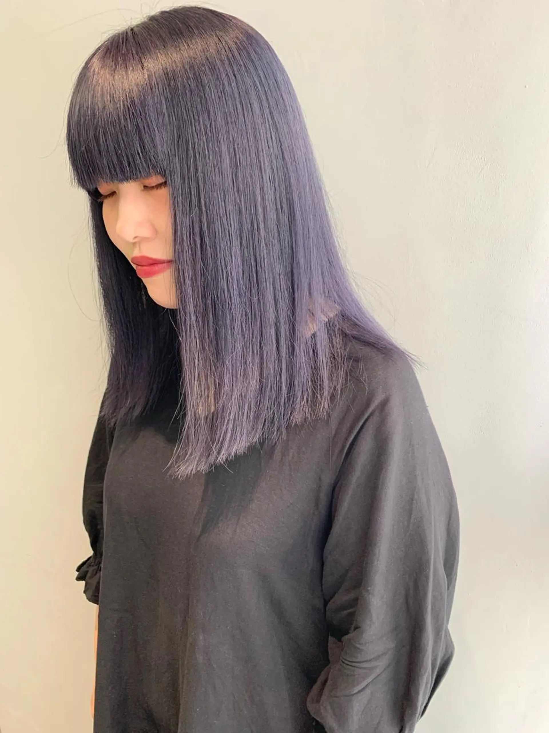 ミディアム カラー カット ヘアカラー トリートメント ヘアセット 🍃柔らかヘアー田中 瑞希🍃のヘアスタイル