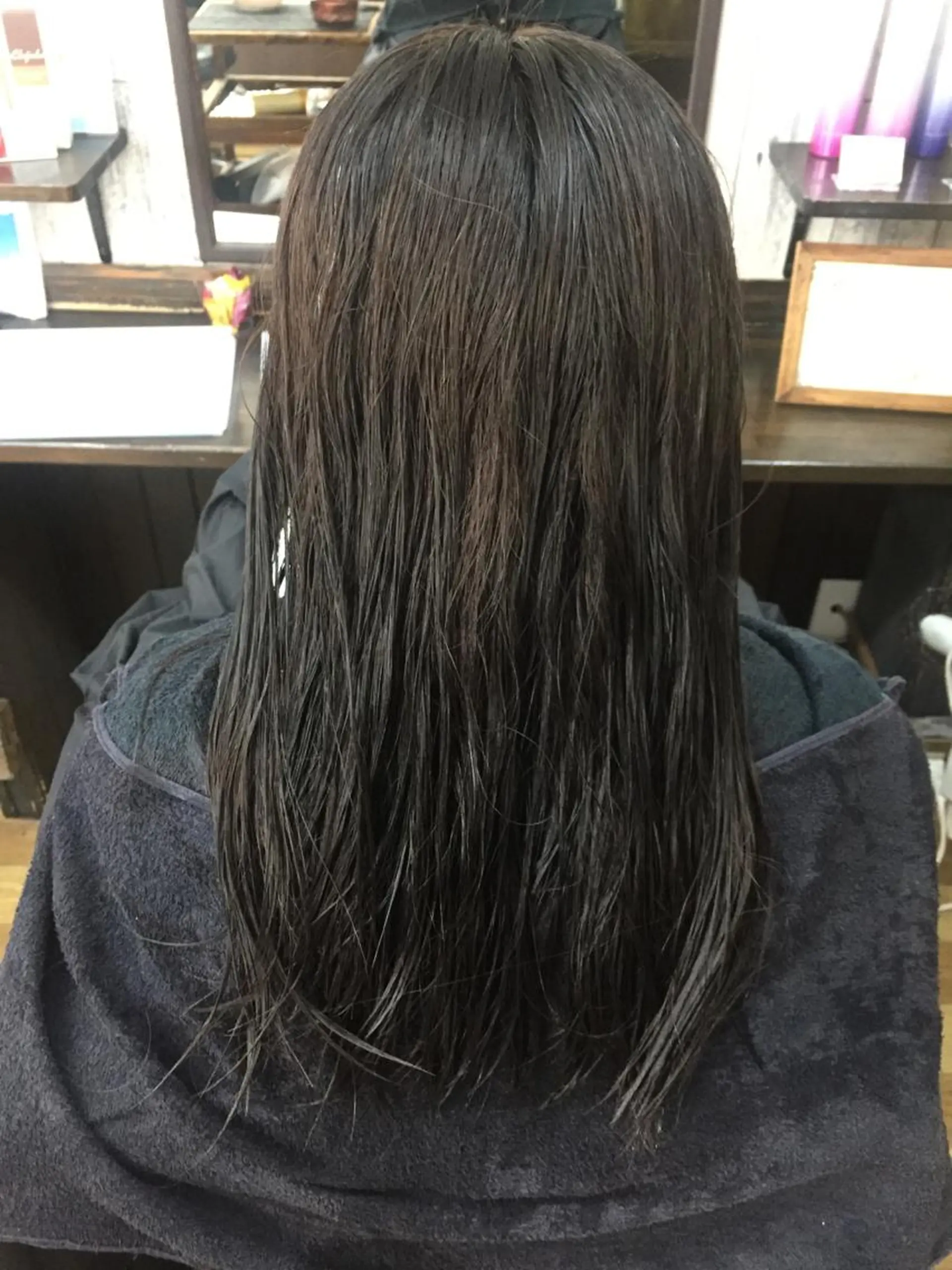 パーマ 縮毛矯正 中山 ルミ子のヘアスタイル