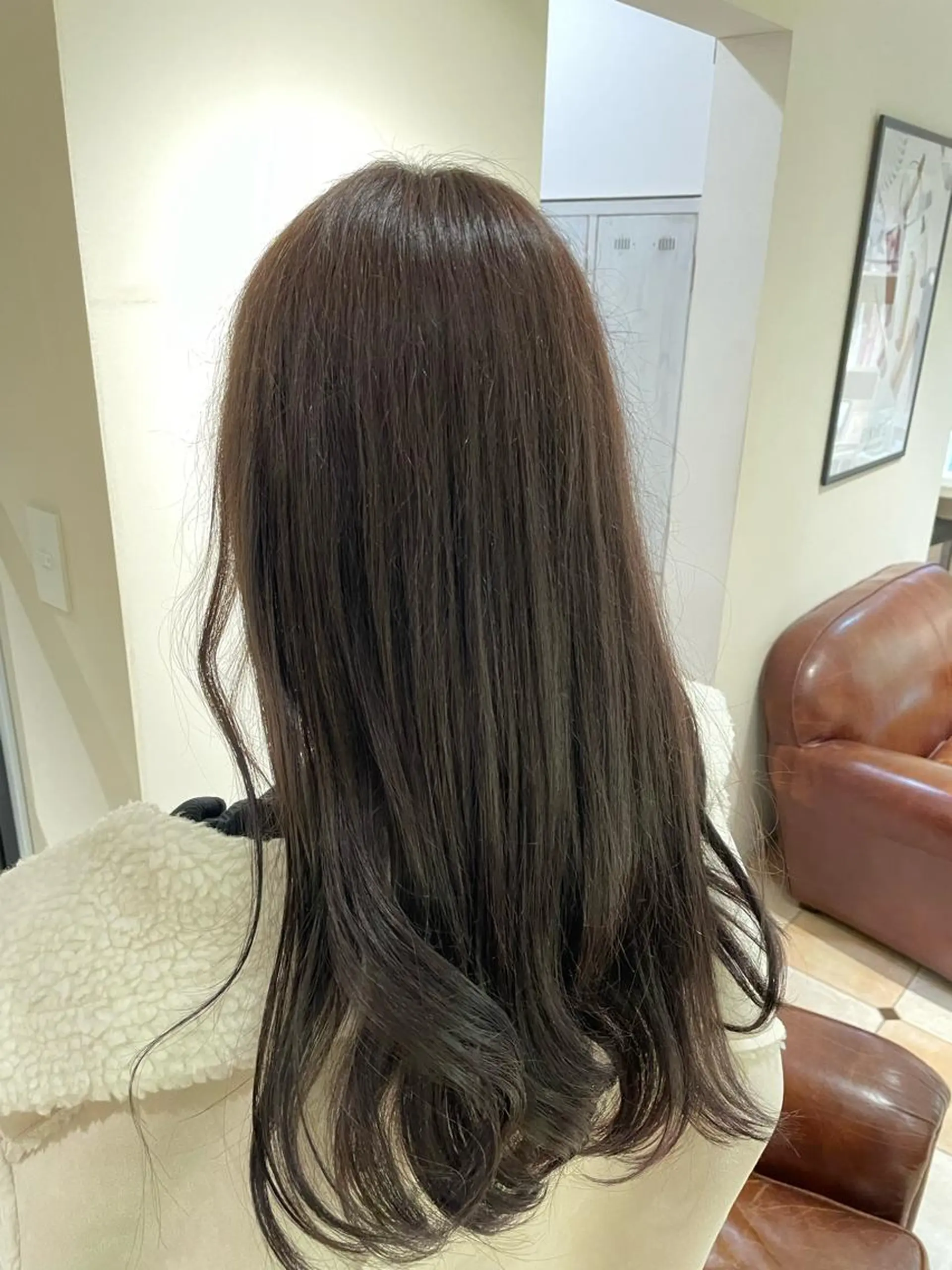 ロング くびれヘア 髪質改善 ロング 縮毛矯正 前髪顔まわりカット 🌈中村海聖のヘアスタイル