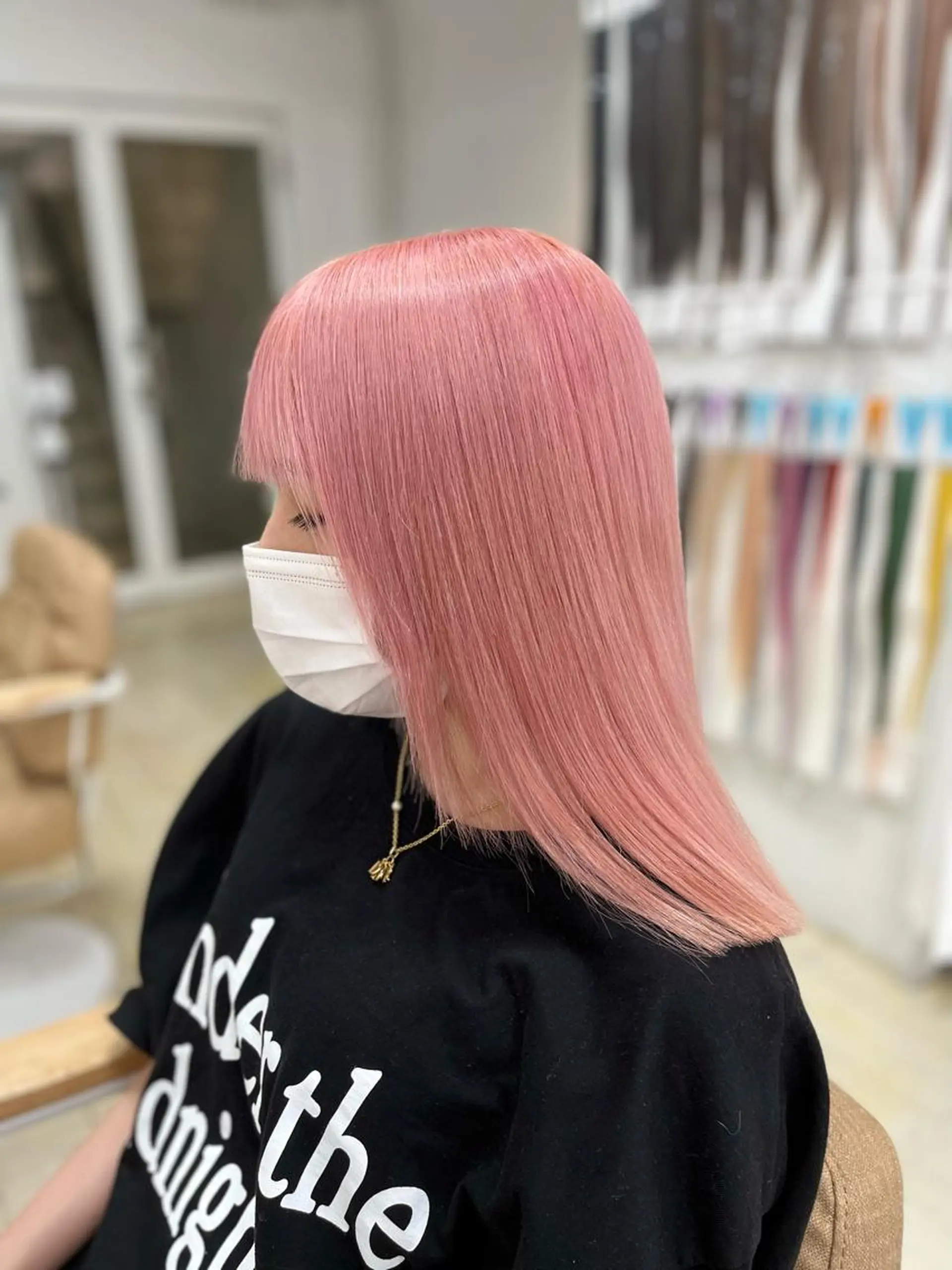 ミディアム カラー パーマ ヘアアレンジ メンズ キッズ ネイル マツエク・マツパ アイブロウ ヘアカラー トリートメント 🧡ブリーチ特化🧡 透明感ハイトーン🧡のヘアスタイル