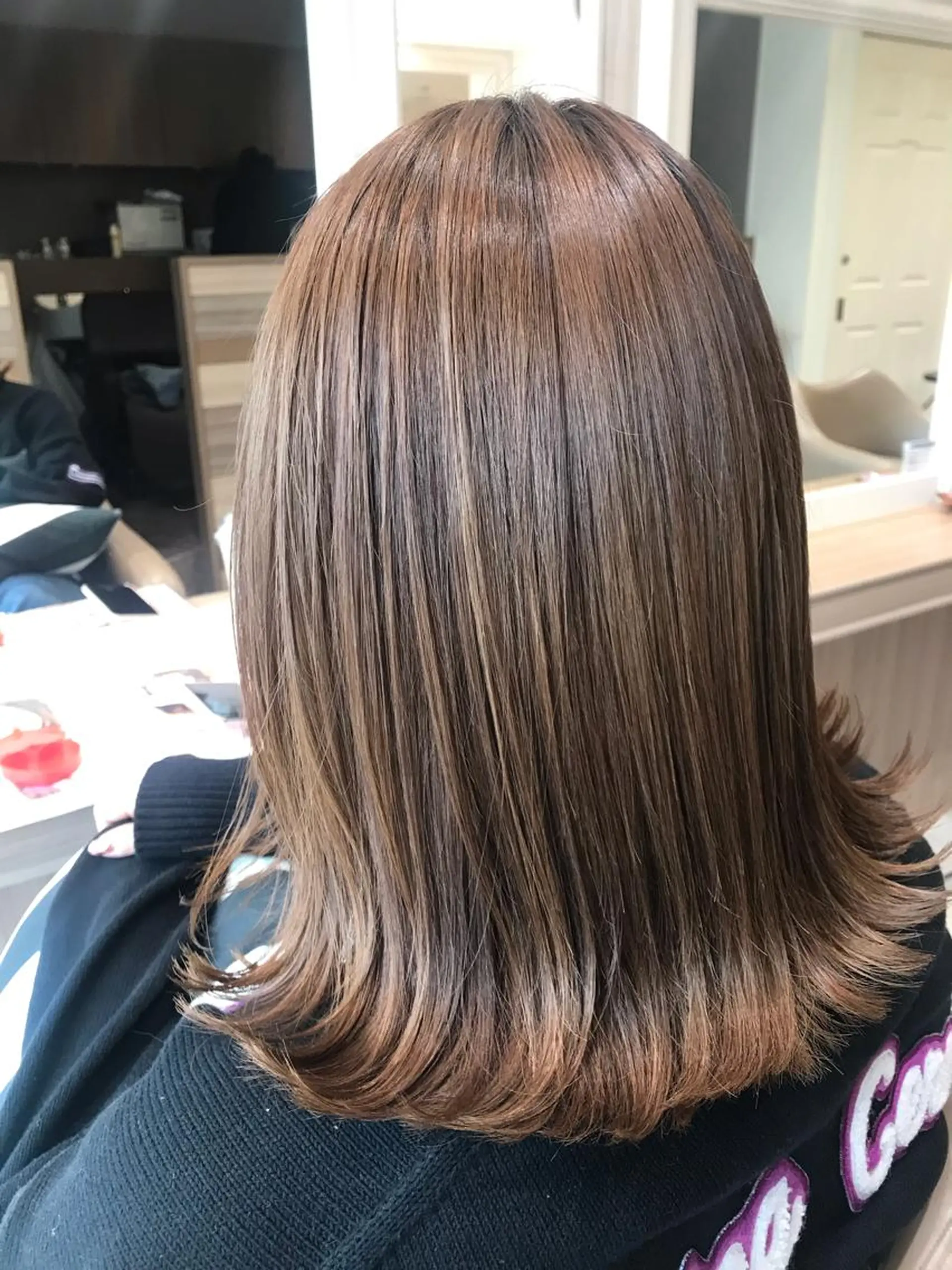 ミディアム 髪質改善 トリートメント 当日予約🆗✂︎ ウエモト　タクのヘアスタイル