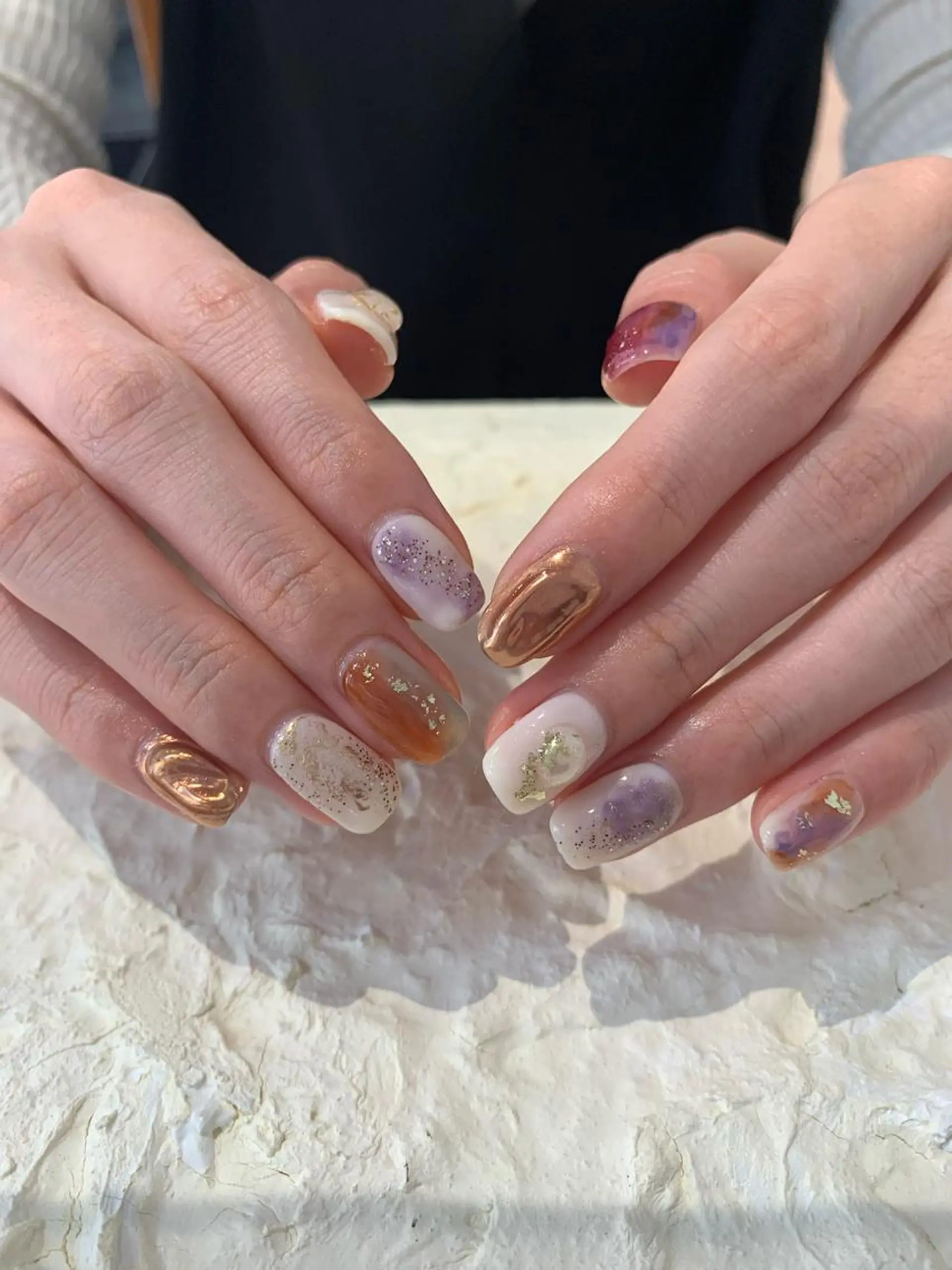 ネイル 春ネイル マキノ ユイのネイルデザイン