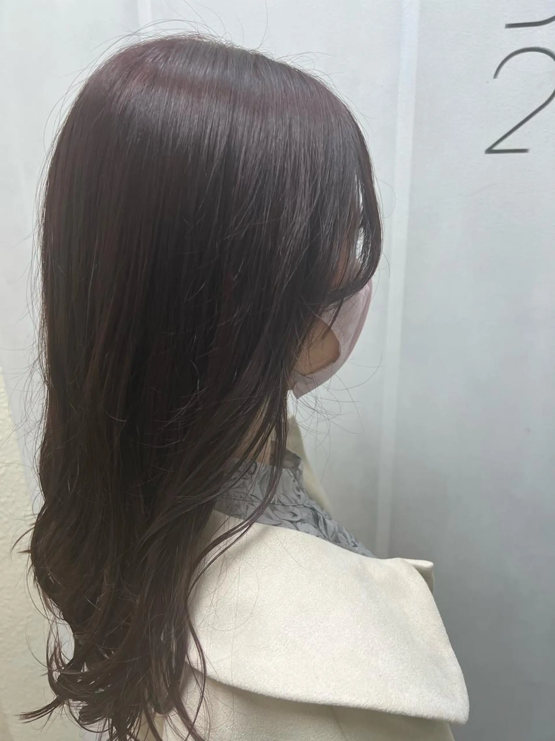 ミディアム カラー ピンクカラー ピンクパープル パープルカラー 🦋.*˚オタク美容 師アキバノノカ🦋のヘアスタイル