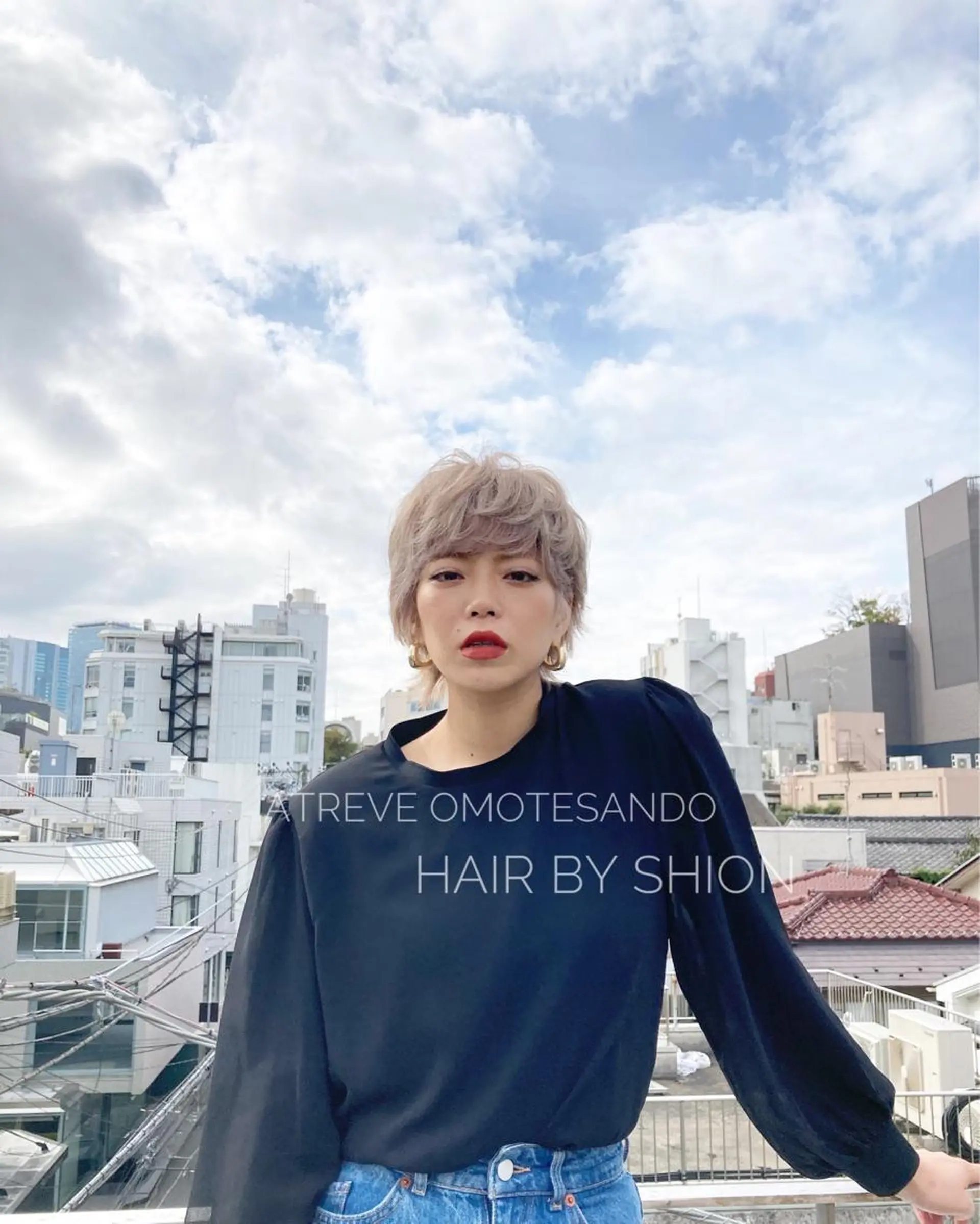 ショート カラー パーマ ヘアアレンジ メンズ Zina渋谷エリア マネージャShionのヘアスタイル