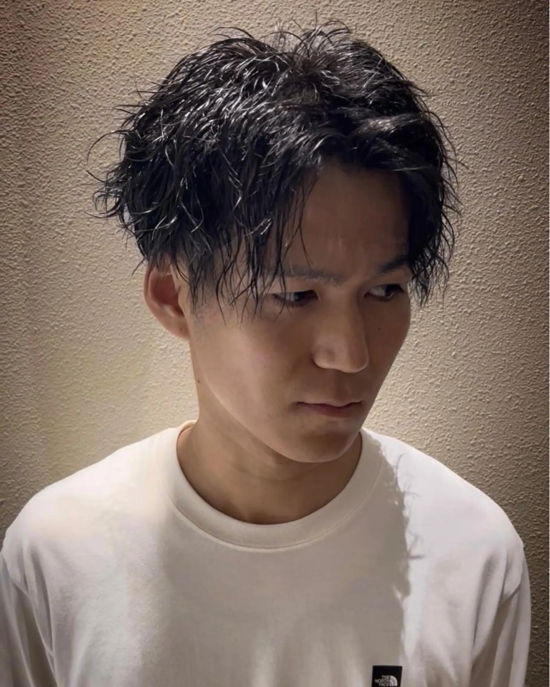 パーマ メンズ カット パーマ 守屋 智紀のヘアスタイル