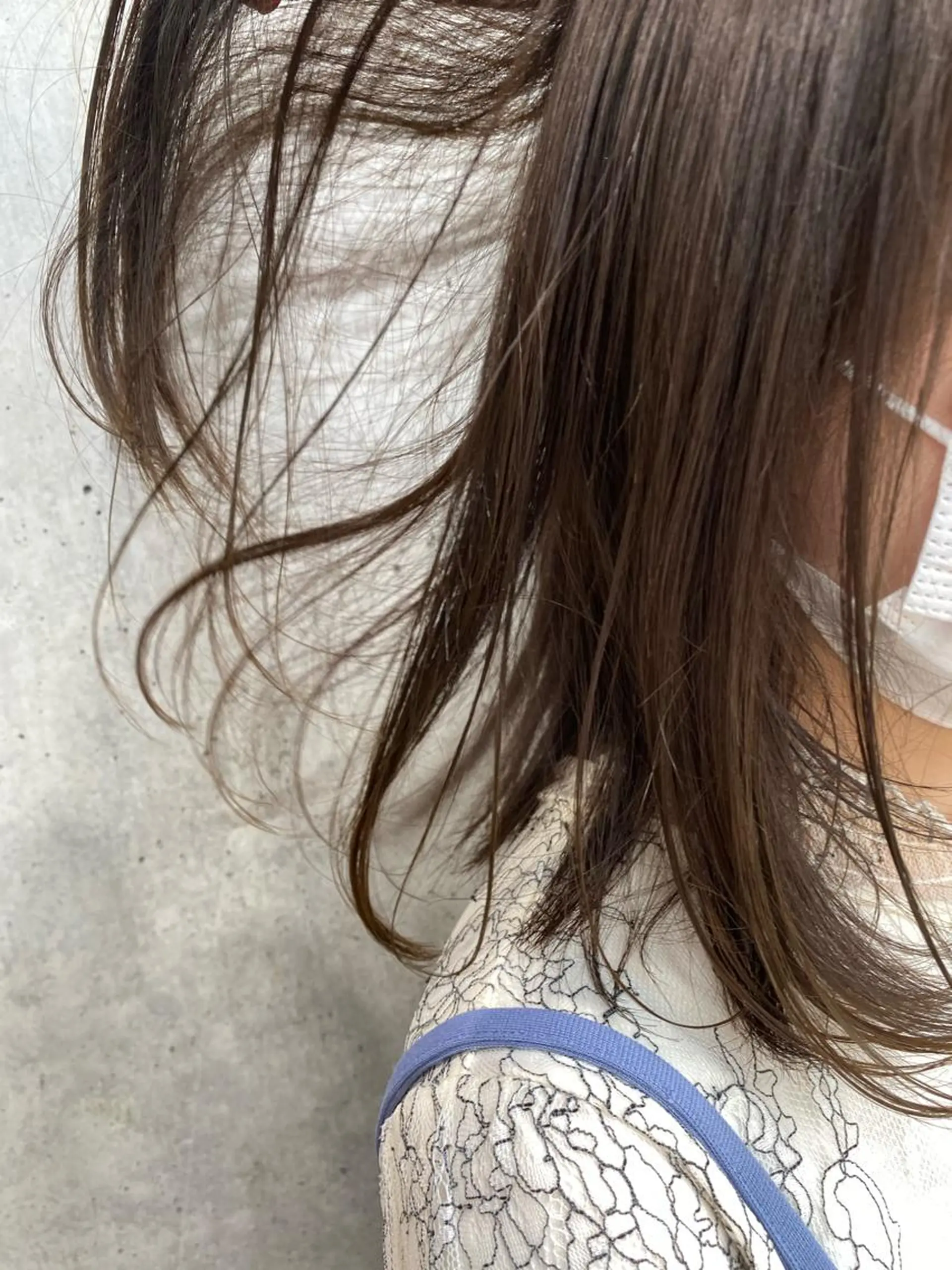 ミディアム カラー ベージュカラー オリーブベージュ ヘアカラー ヘアセット 🤍柔らかhair 🤍Kazu 🐩のヘアスタイル