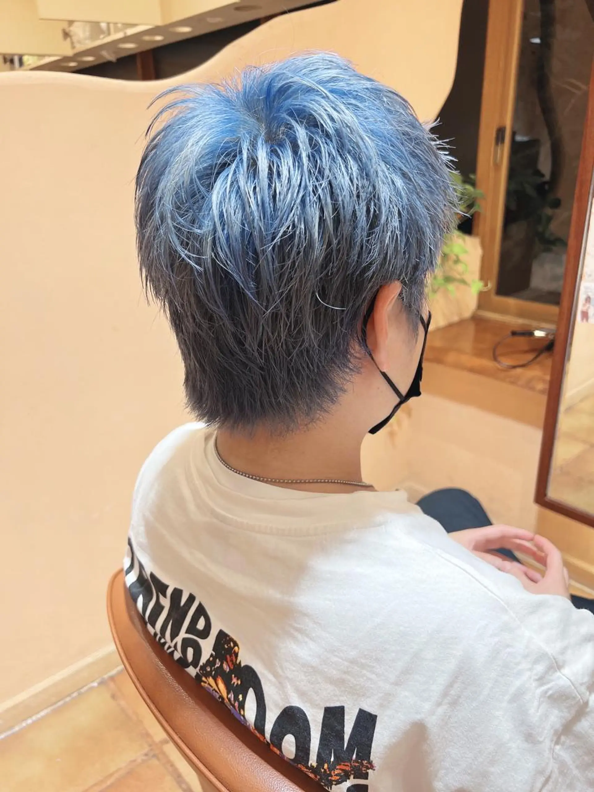 ショート カラー パーマ ヘアアレンジ メンズ キッズ 松岡彩華 ボブ /グレージュのヘアスタイル