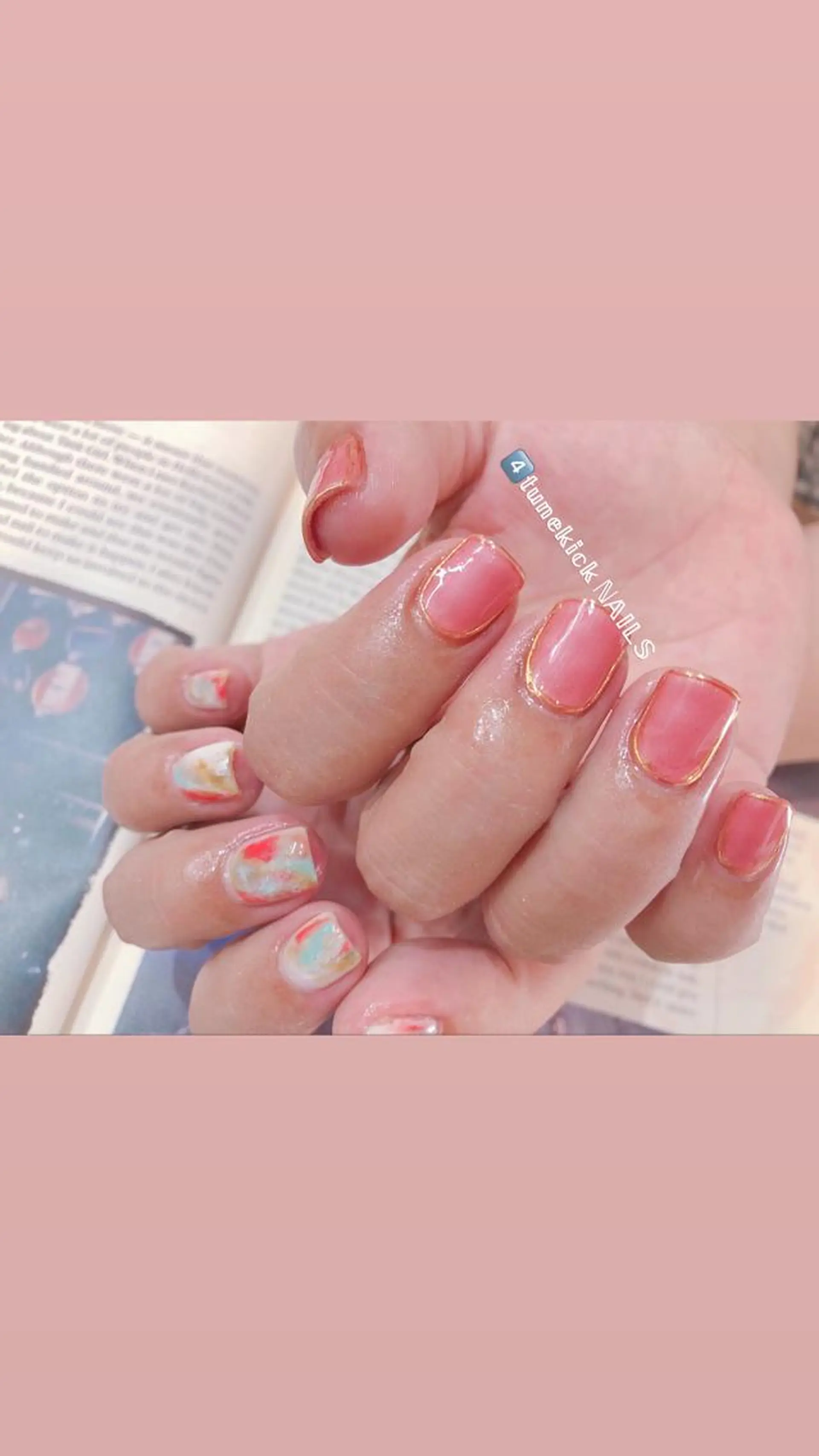 ネイル ニュアンスネイル 4tunekick NAILS(フォーチュンキックネイルズ)所属・星野 淳子のネイルデザイン