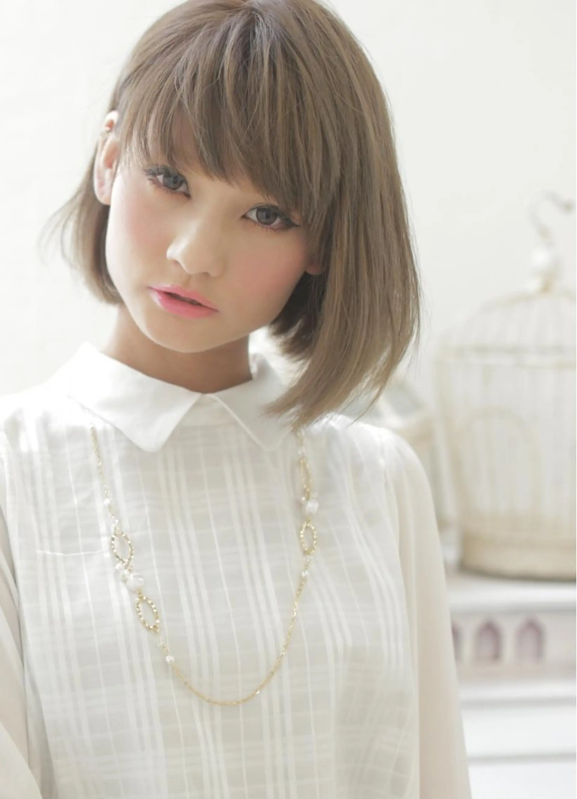 ショート カラー 髪質改善 カラー専門店のヘアスタイル