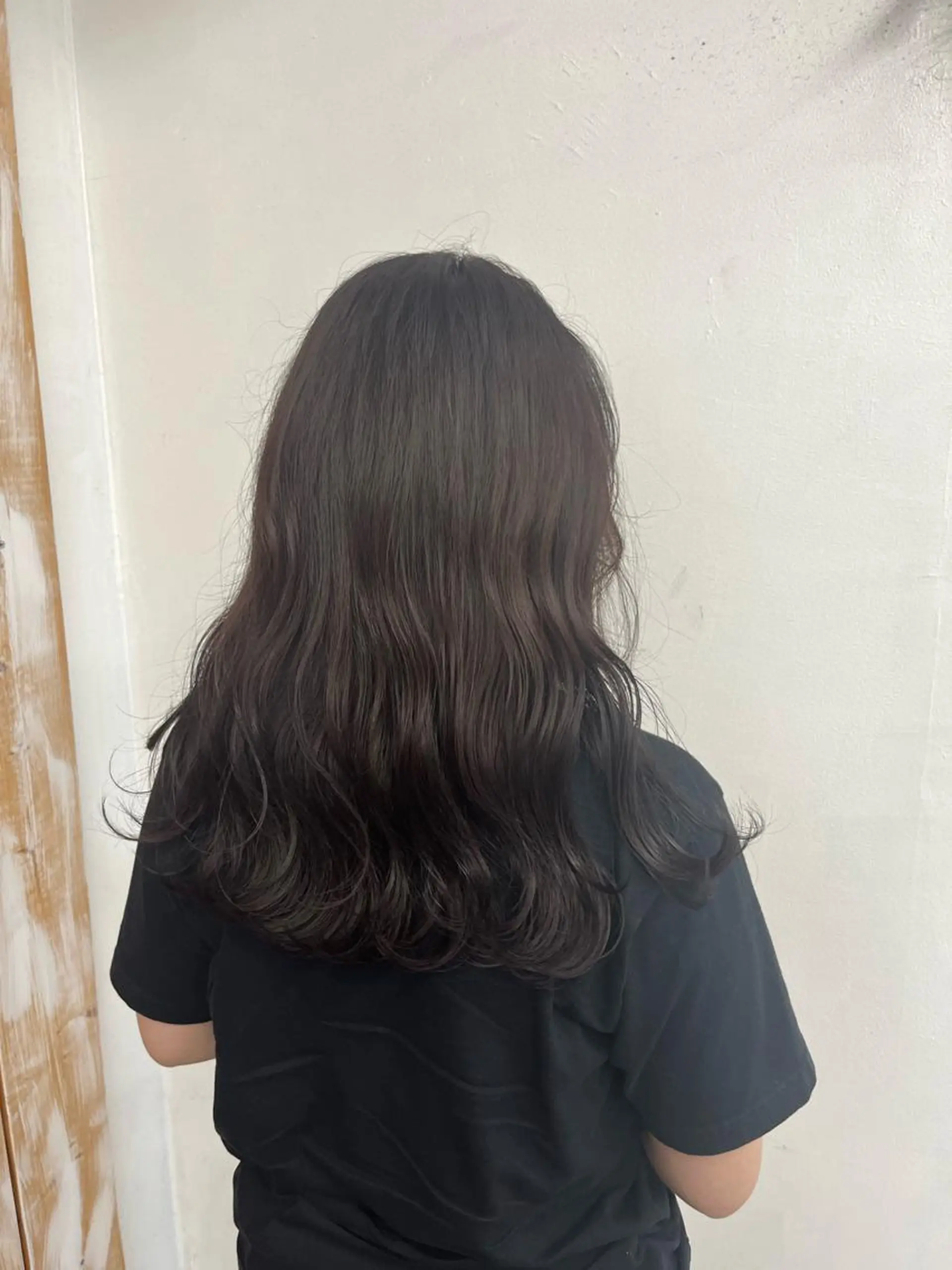 ロング カラー ブラウンカラー カシス yuuna ✮ レイヤーカットのヘアスタイル