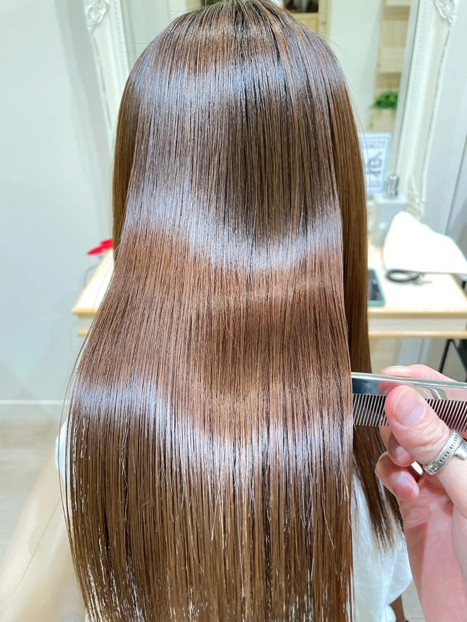 ロング パーマ 縮毛矯正 トリートメント 縮毛矯正 トリートメント 店長     押野 勇也のヘアスタイル