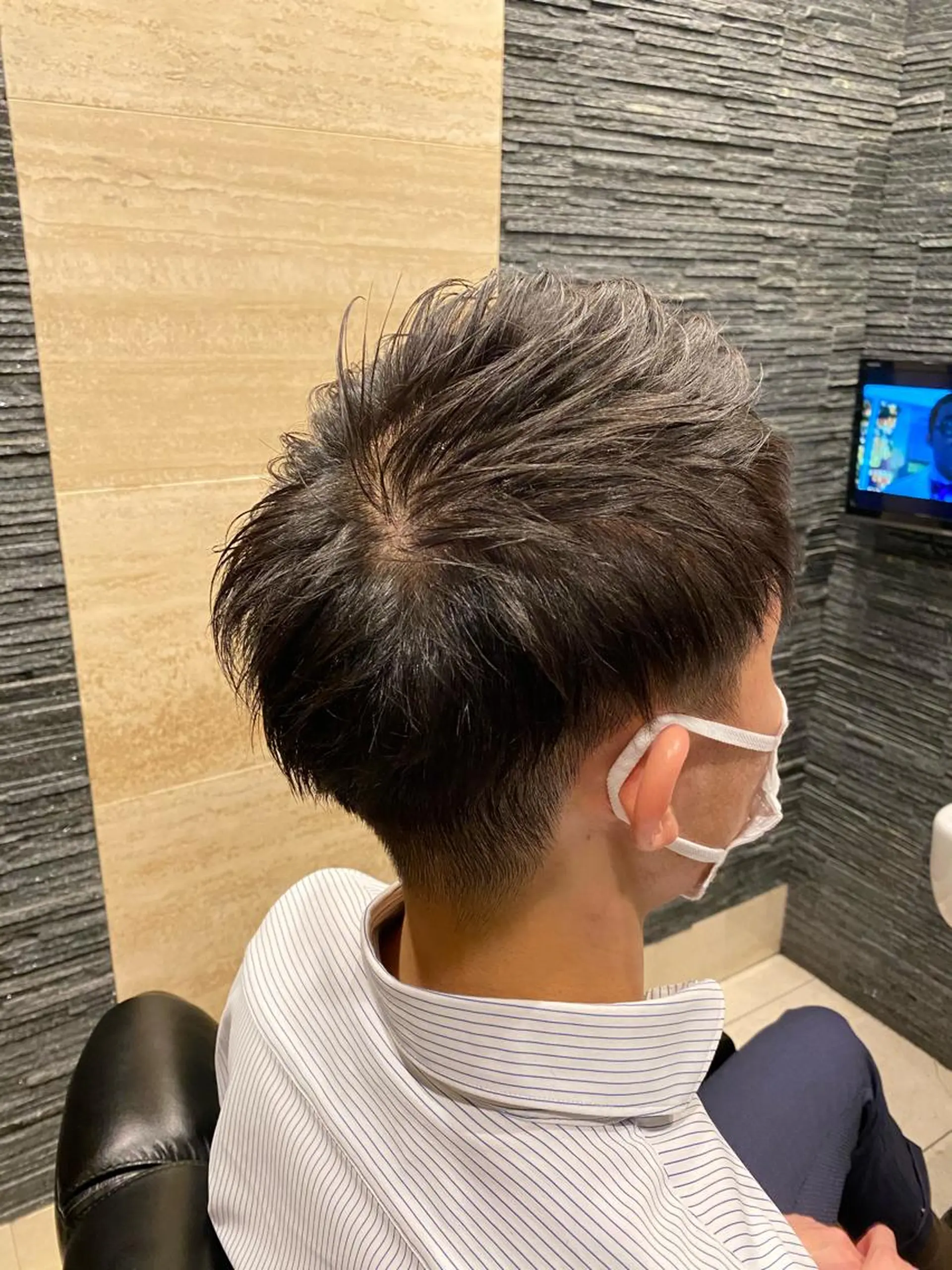 ショート メンズ 浅見 天翔のヘアスタイル