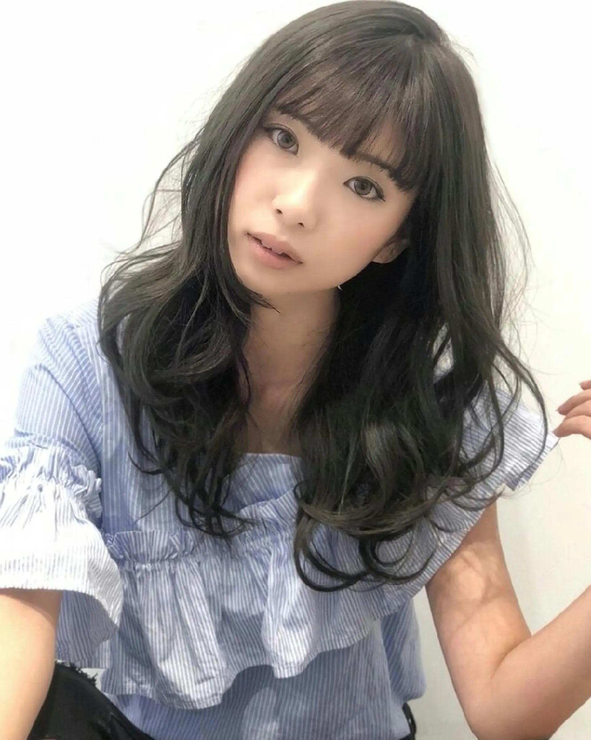 カラー 北野 親善のヘアスタイル