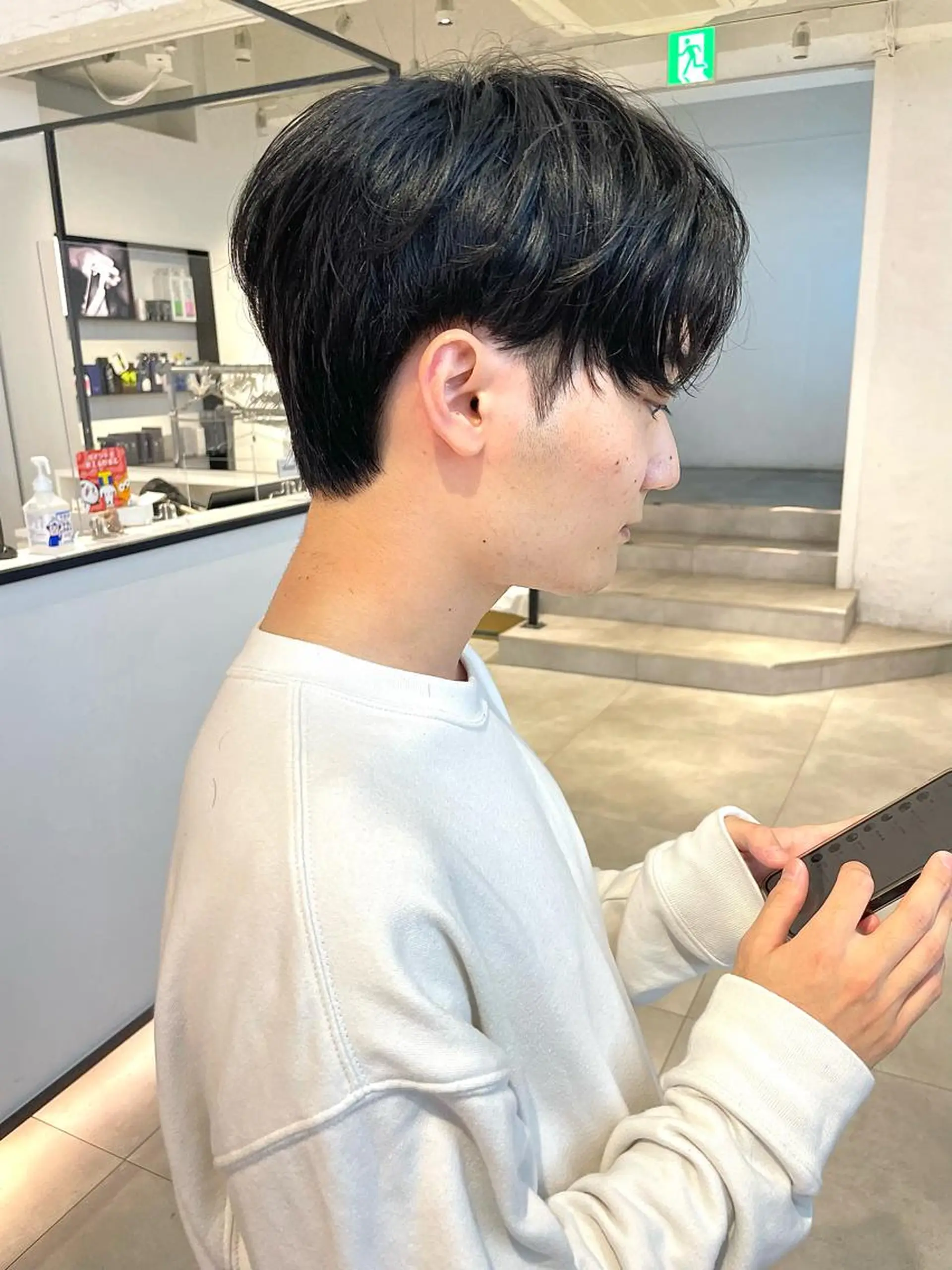 パーマ メンズ カット パーマ 🇰🇷カルマパーマ kaito🇰🇷のヘアスタイル