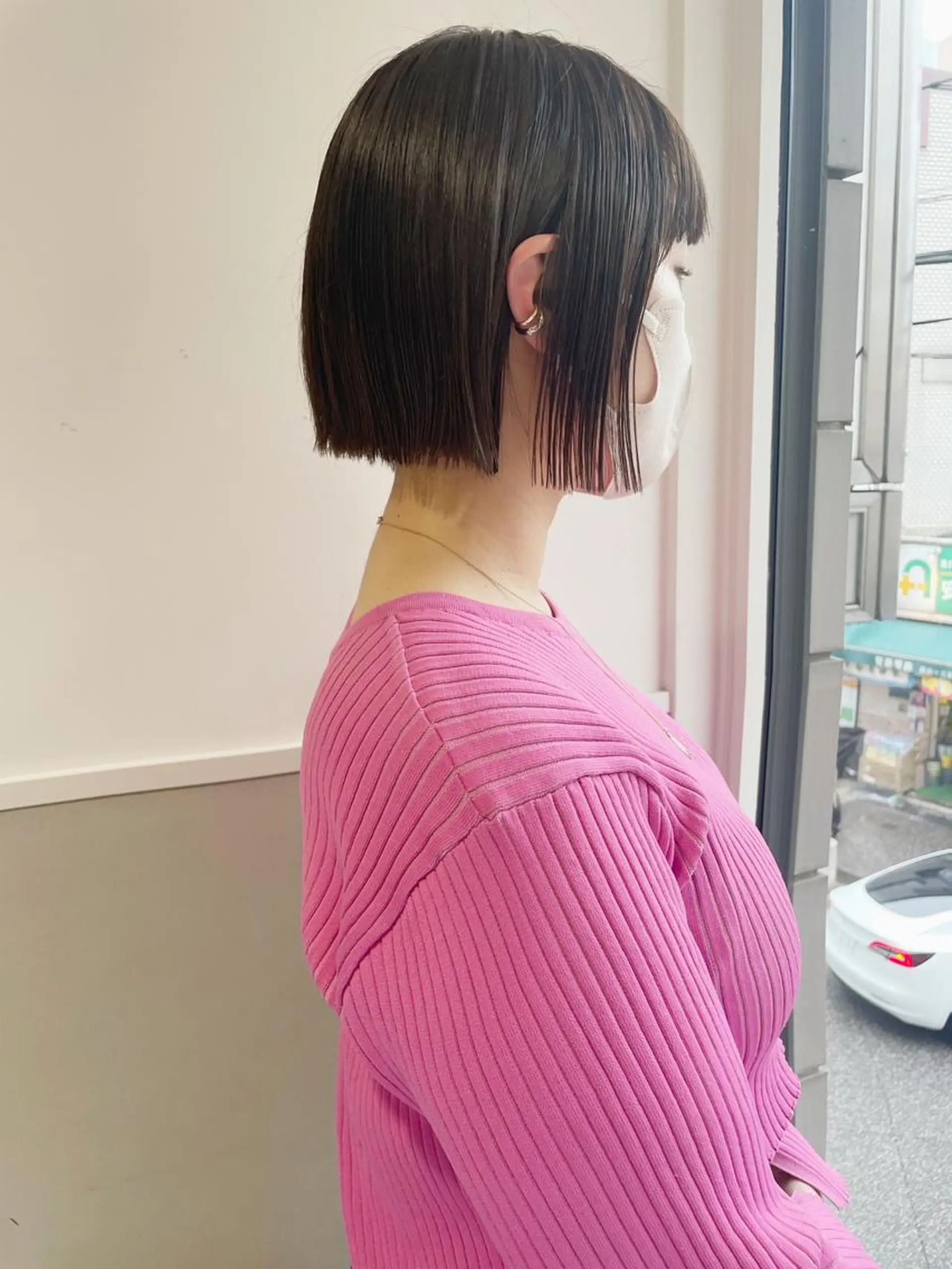 ショート カラー カット ヘアカラー トリートメント 齋藤 咲のヘアスタイル