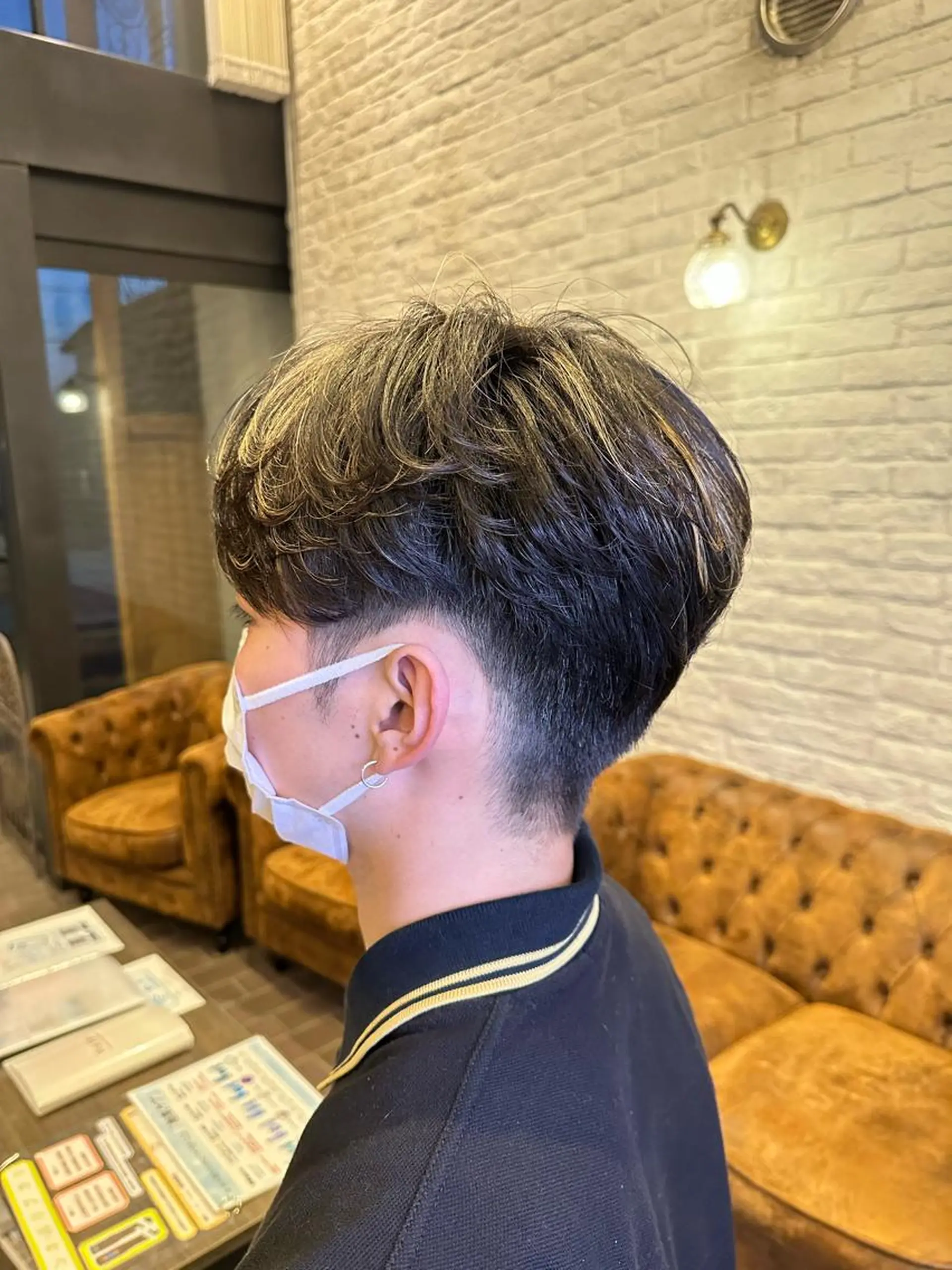 ショート ヘアアレンジ メンズ ツーブロック 🫧RYOグレージュ /透け感カラー🫧のヘアスタイル