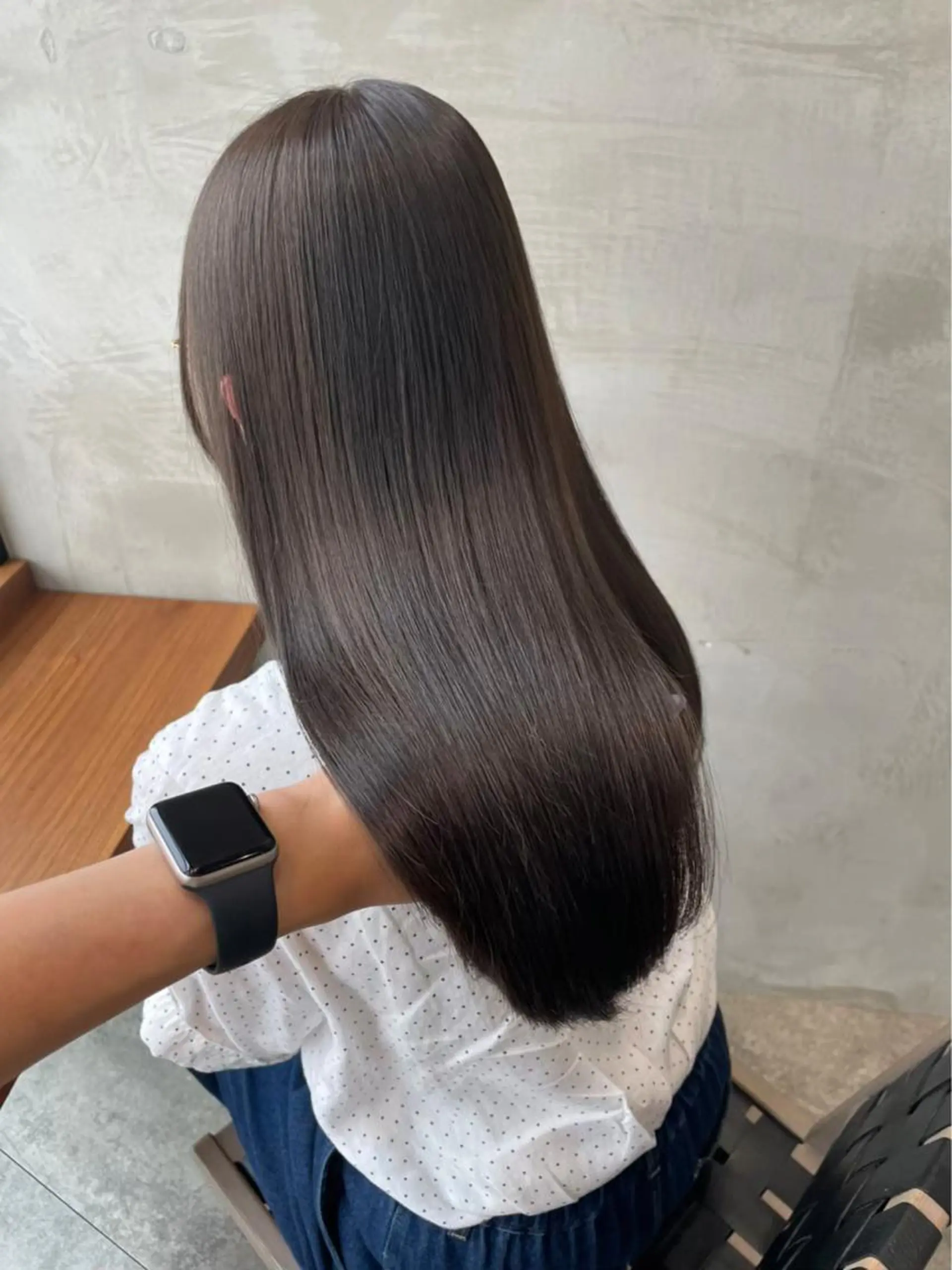 ミディアム トリートメント 韓国ヘア/館林美容室 /髪質改善/涼のヘアスタイル