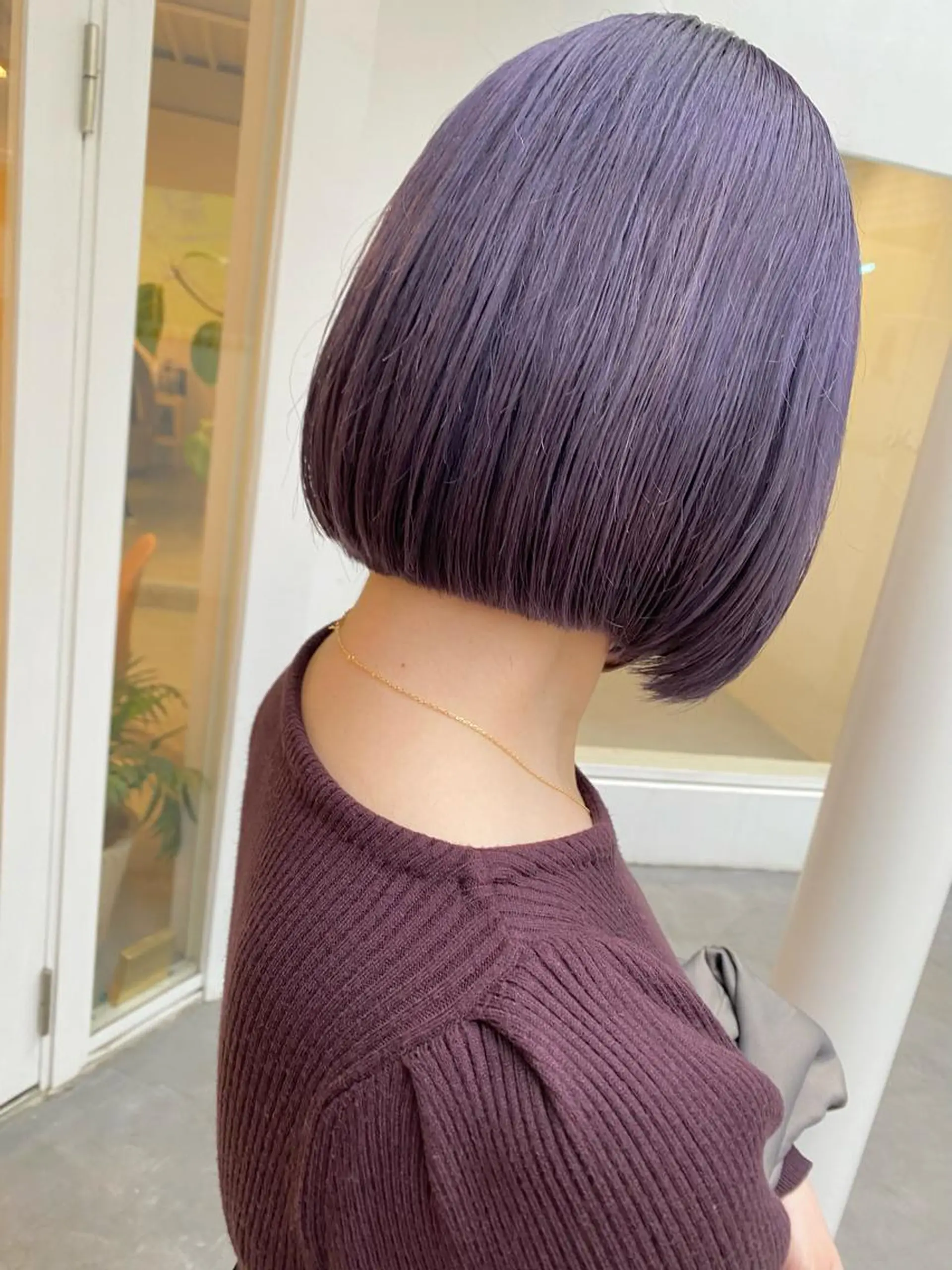 ショート カラー ディープラベンダー ラベンダーカラー カット ヘアカラー トリートメント ハイトーン×似合わせ 🌱中川慎之介のヘアスタイル