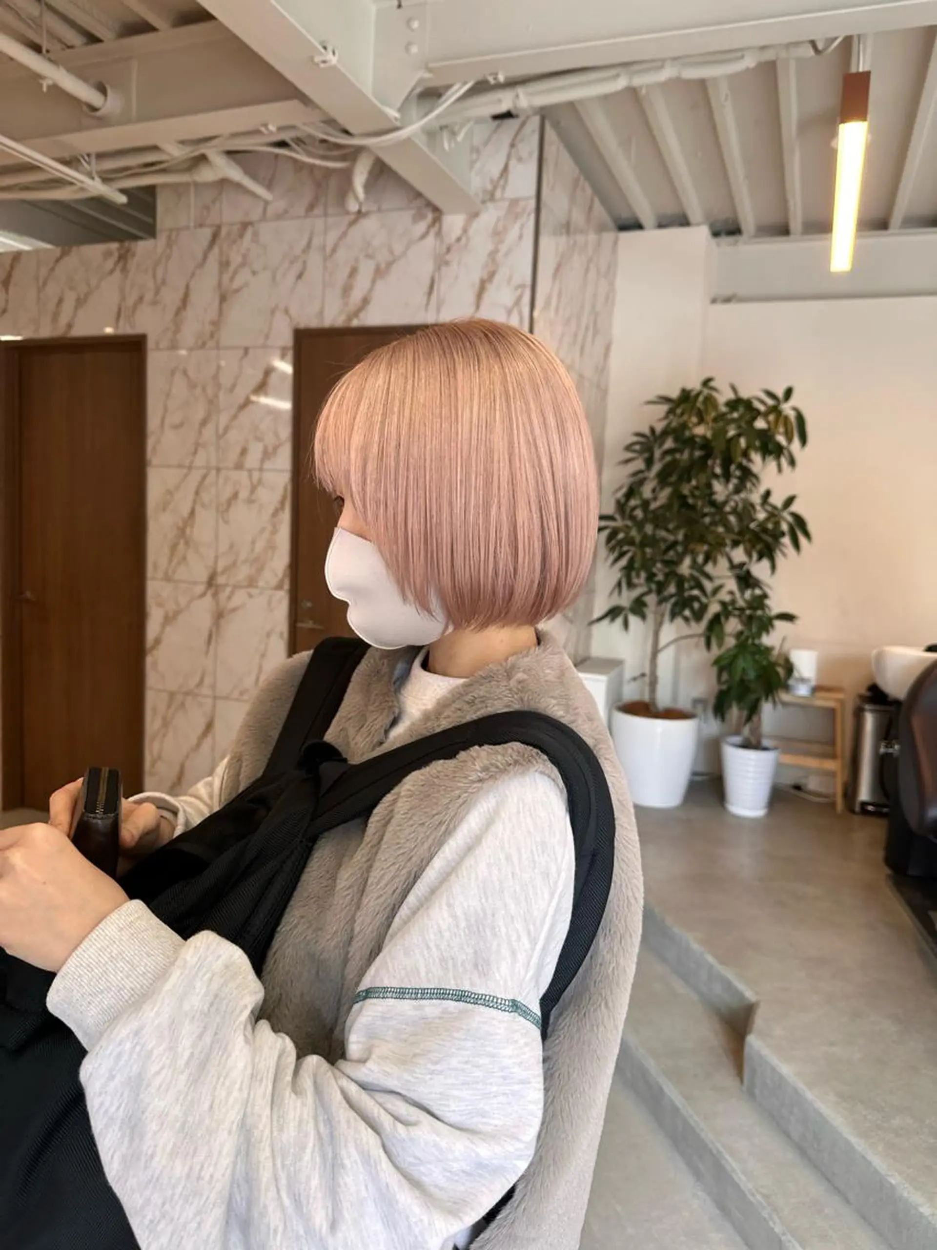 ショート カラー ハイトーン×似合わせ 🌱中川慎之介のヘアスタイル