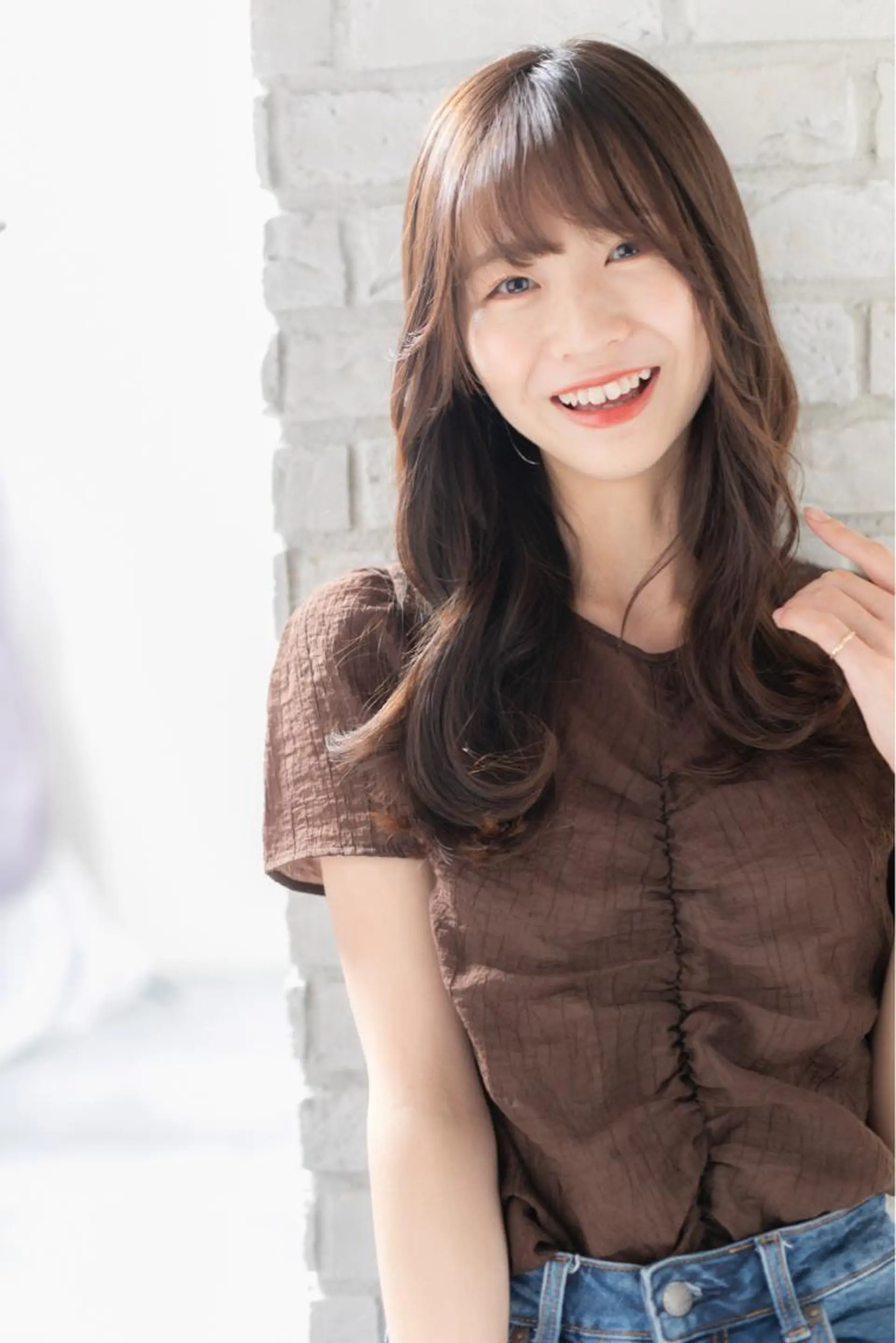 ロング パーマ 佐川 友里のヘアスタイル