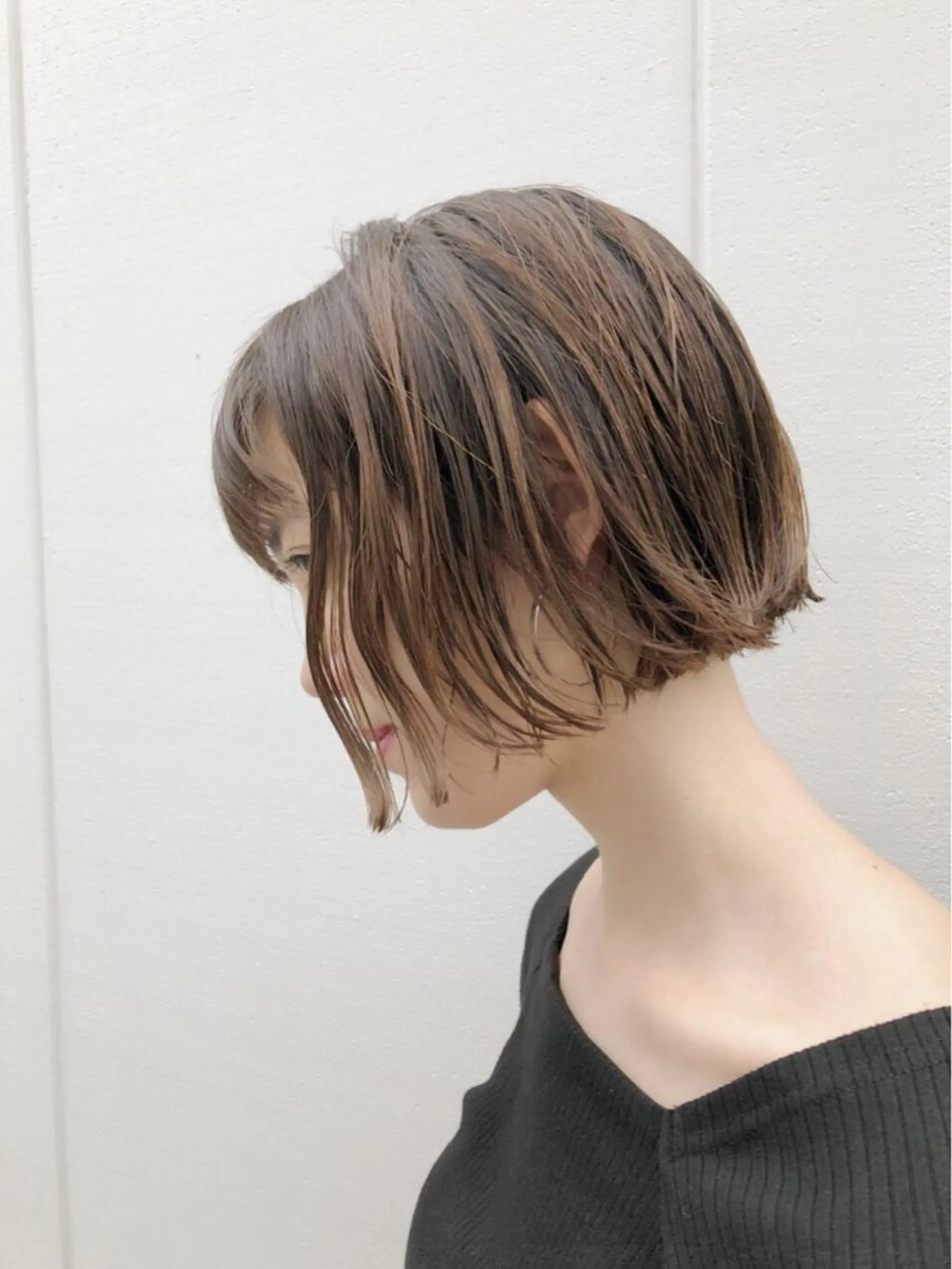 ショート カラー ノグチ ユウキ/ボブのヘアスタイル