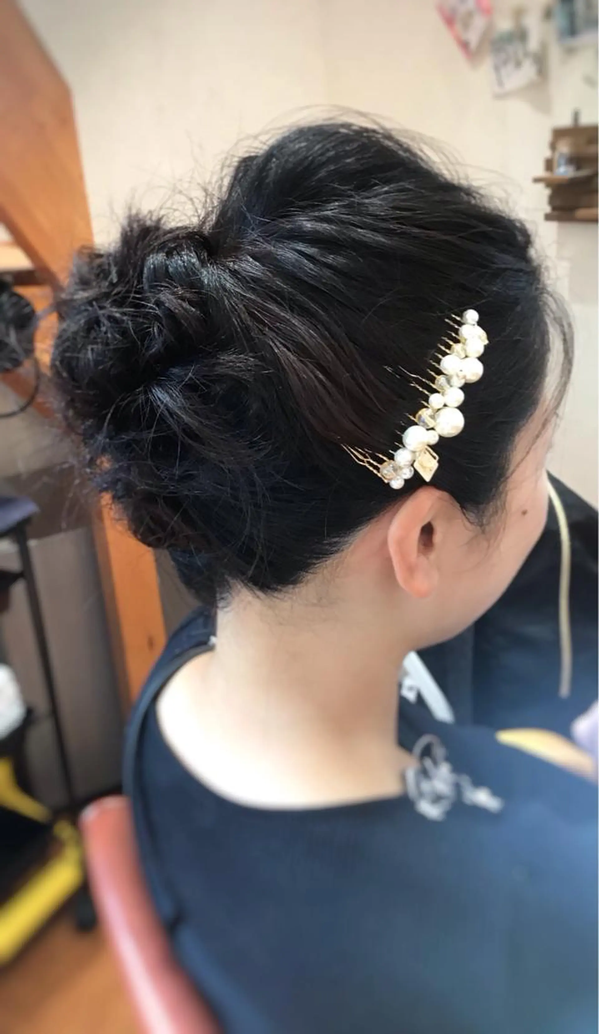 セミロング ヘアセット 代表　しみず としやのヘアスタイル