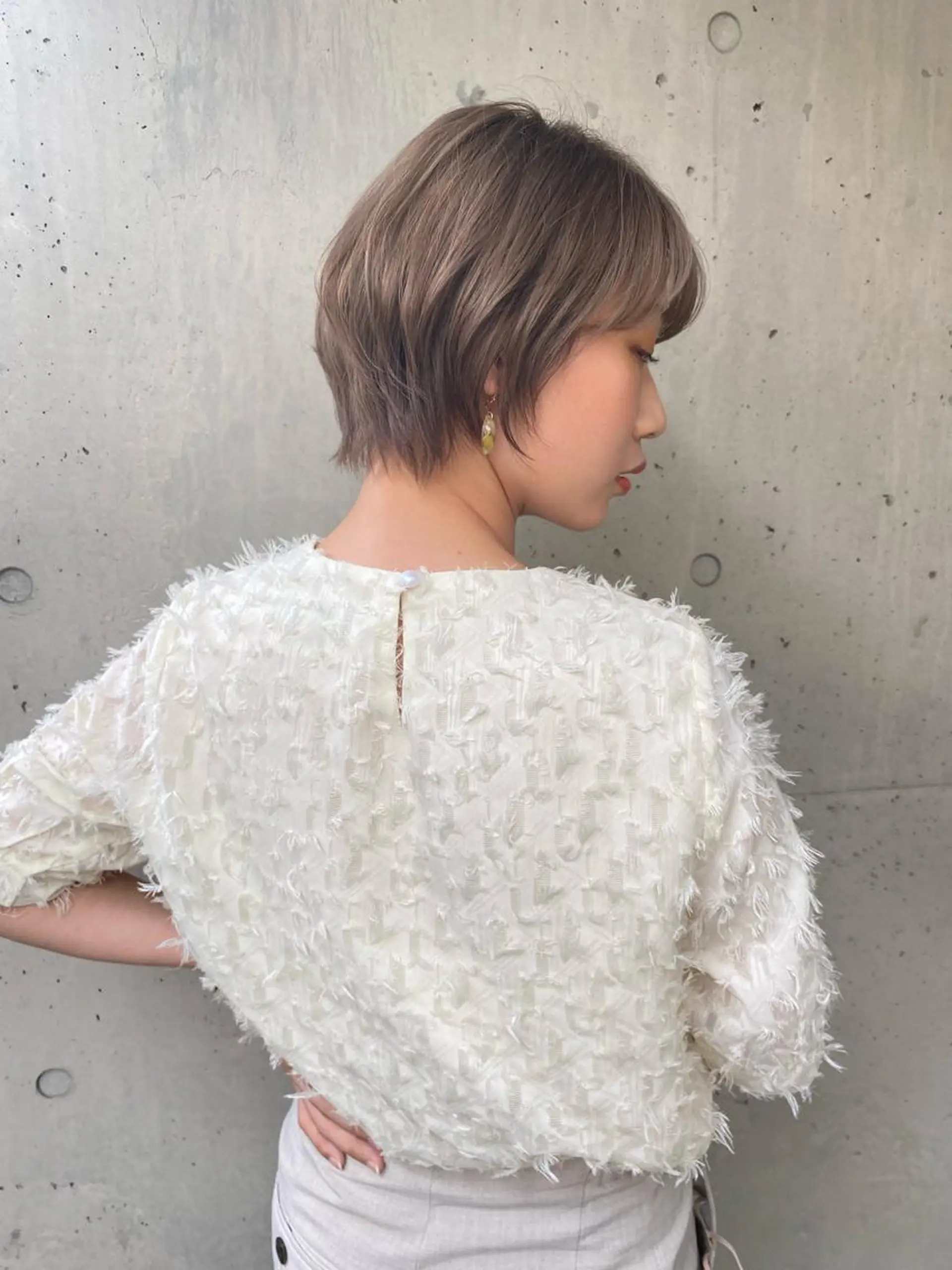 ショート カラー 透明感カラーブリーチ 🌼シゲモトアヤ🌼のヘアスタイル