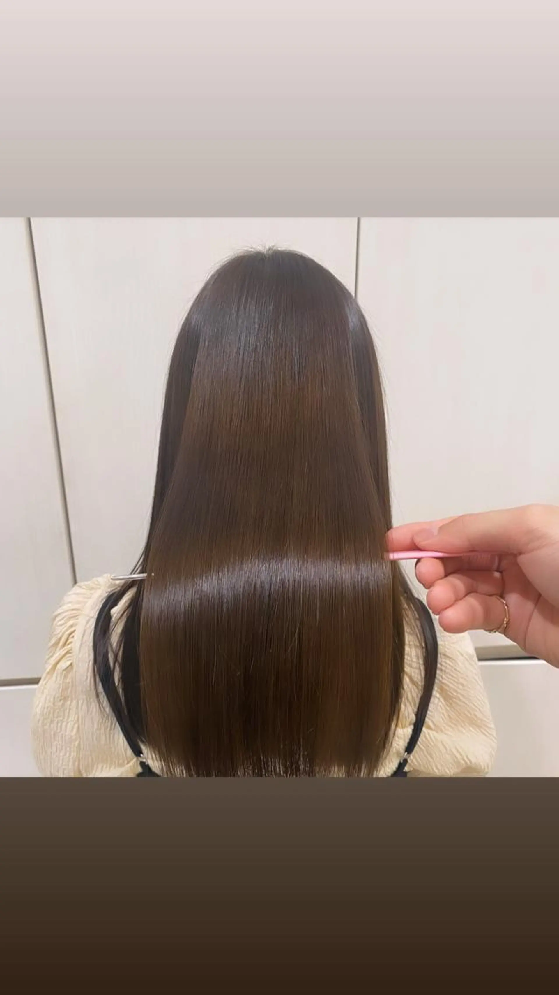 ミディアム 髪質改善/shuki 韓国/代表取締役のヘアスタイル