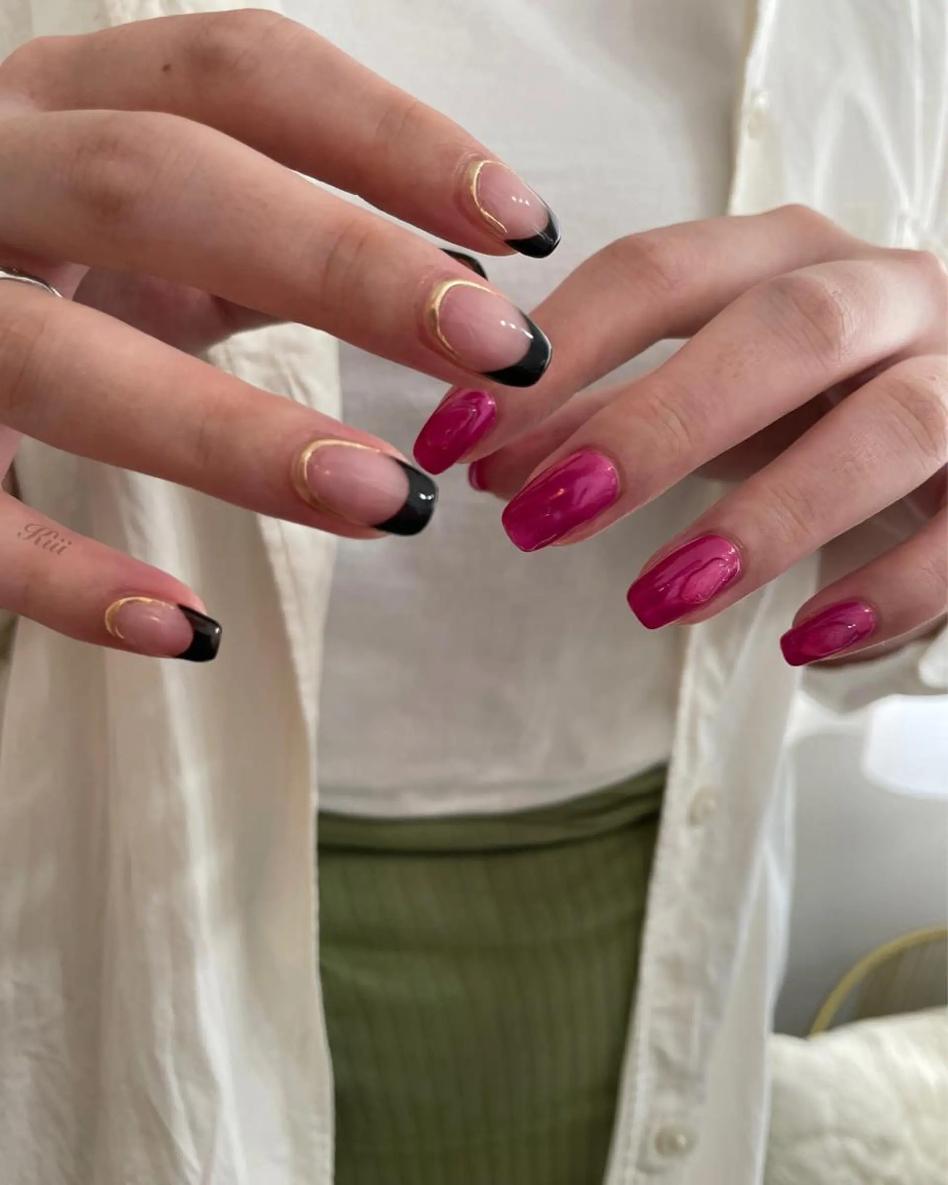 ネイル ハンドネイル フットネイル kiii.__ ✴︎*のネイルデザイン