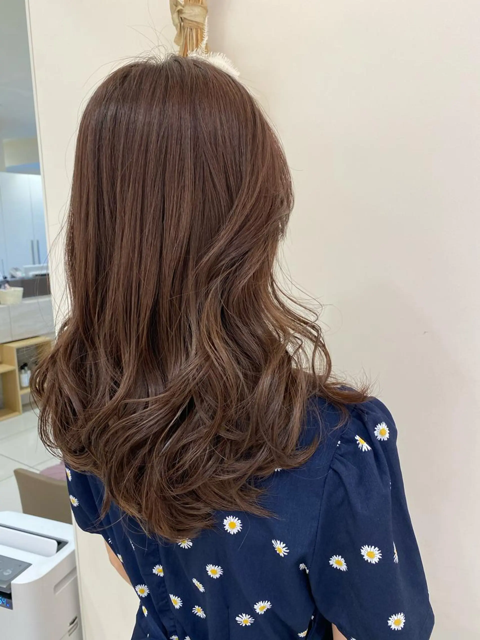 ロング カラー パーマ ヘアアレンジ マツエク・マツパ 💎耳ツボジュエリー ×銀座美容室💎のヘアスタイル