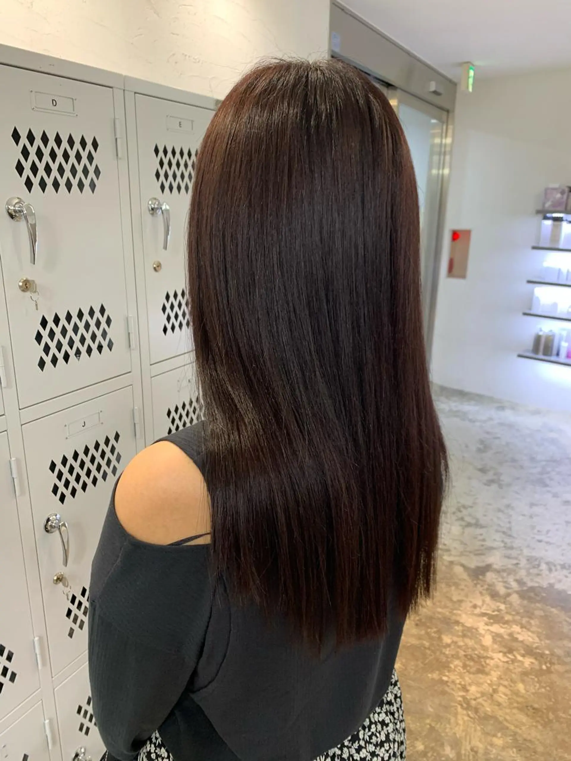 ロング カラー ブラウンカラー ピンクカラー ピンクブラウン fifth おのでら ようのヘアスタイル