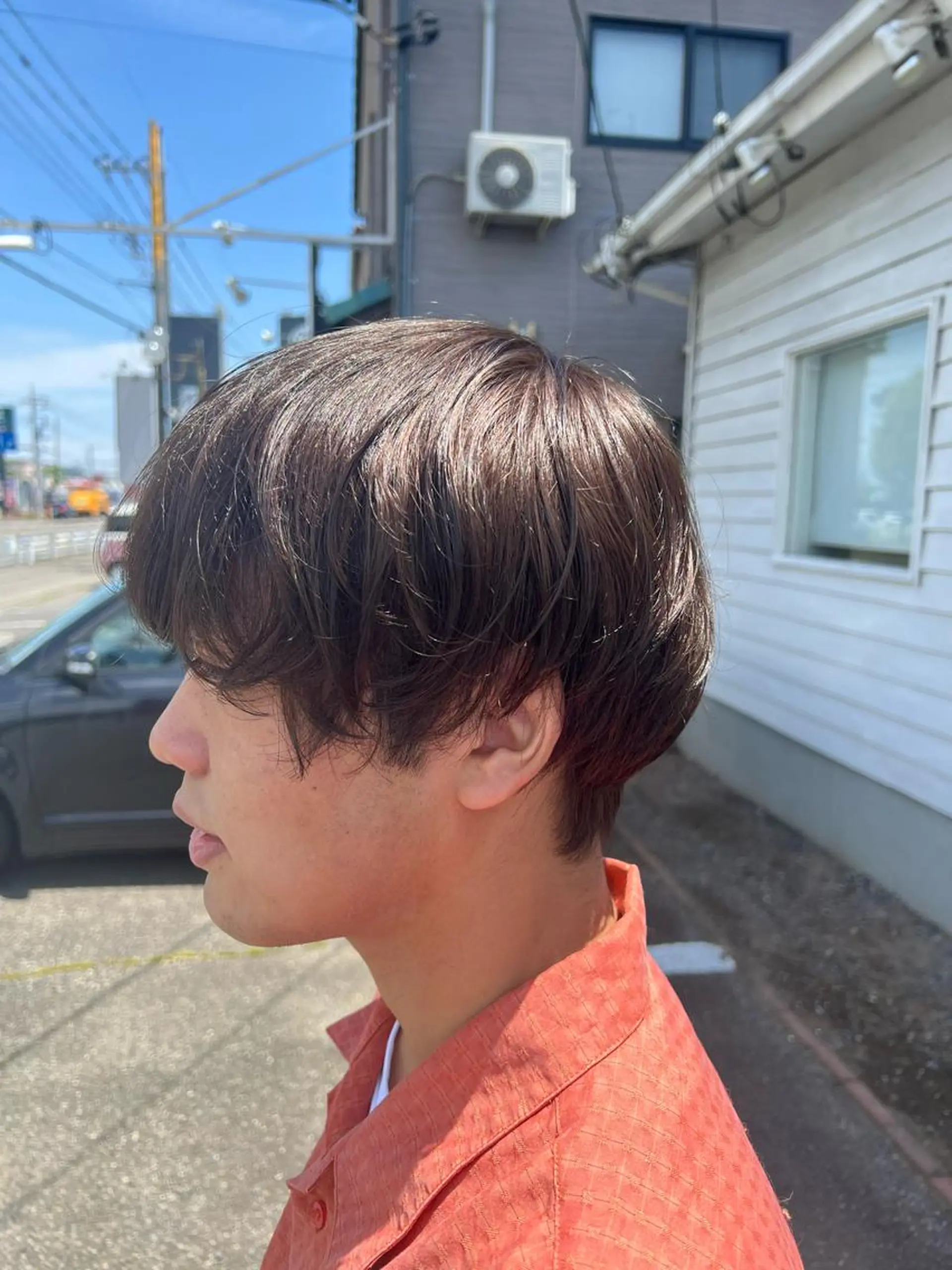 カラー メンズ 【透明感ナチュラル】 ゆうせいのヘアスタイル