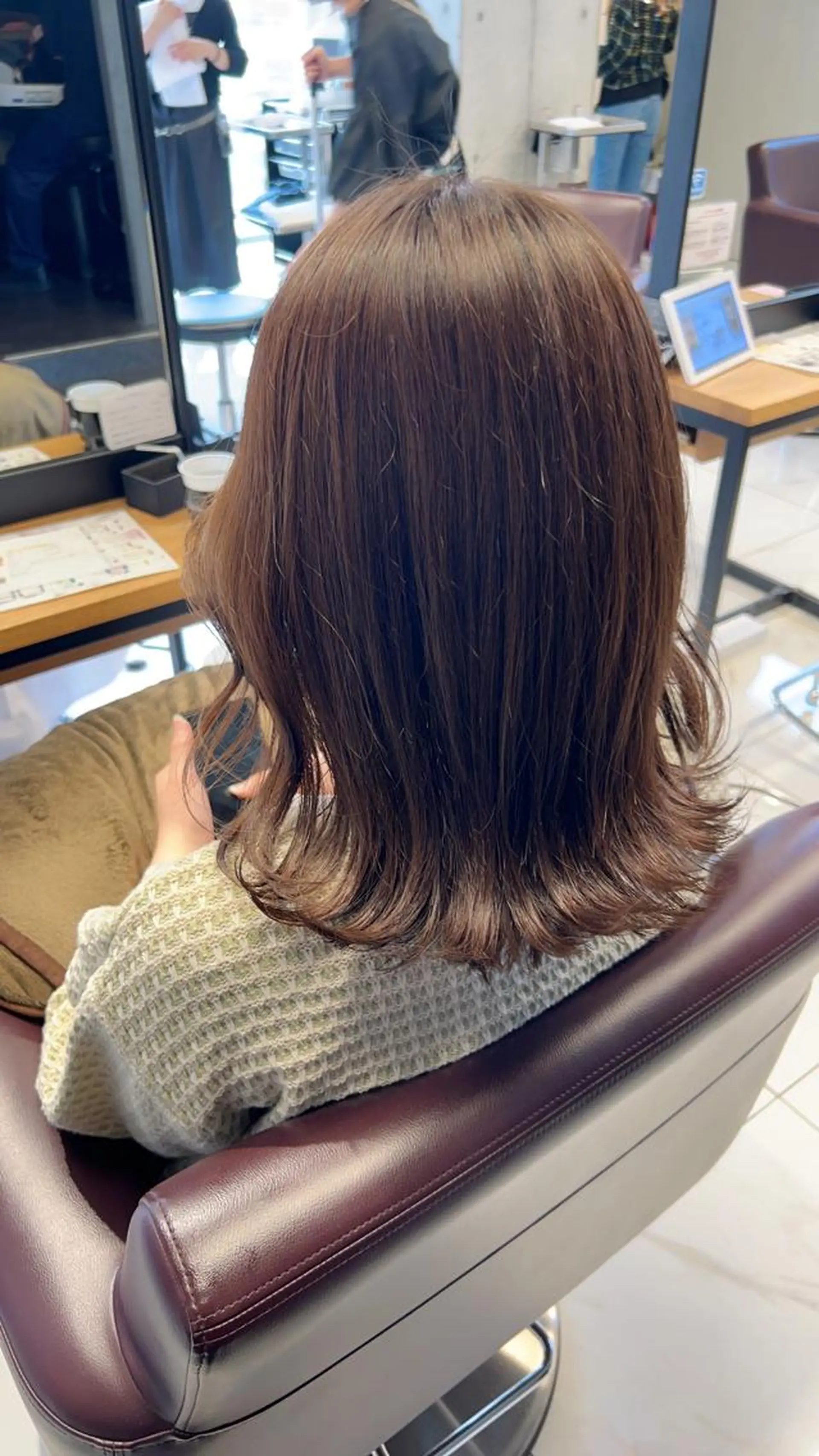 ミディアム カラー ヘアカラー Miyu🎀レイヤー ／透明感カラー🪽のヘアスタイル