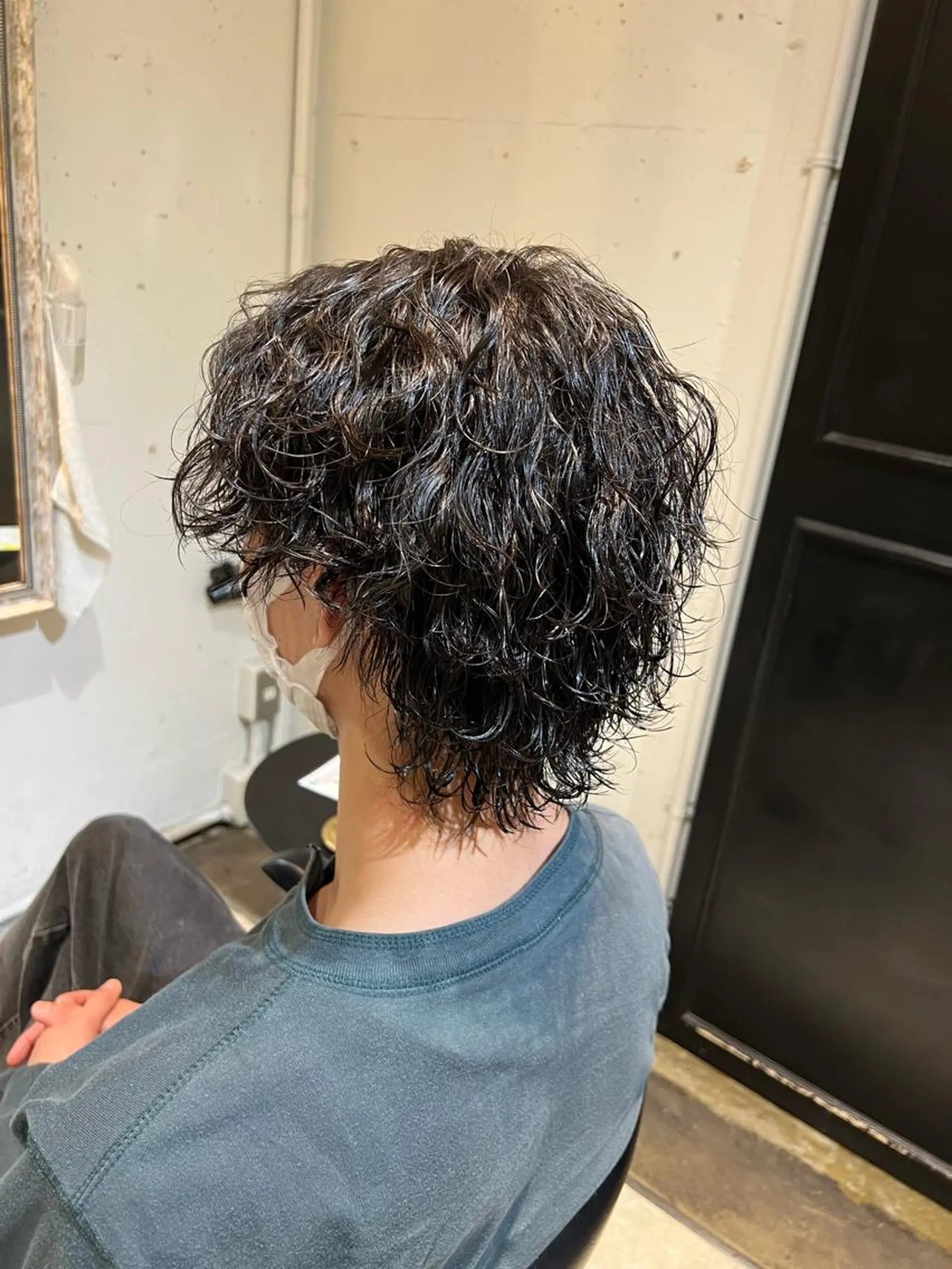 ショート ウルフカット カット パーマ バレイヤージュ職人 🔥代表YU-SHIのヘアスタイル