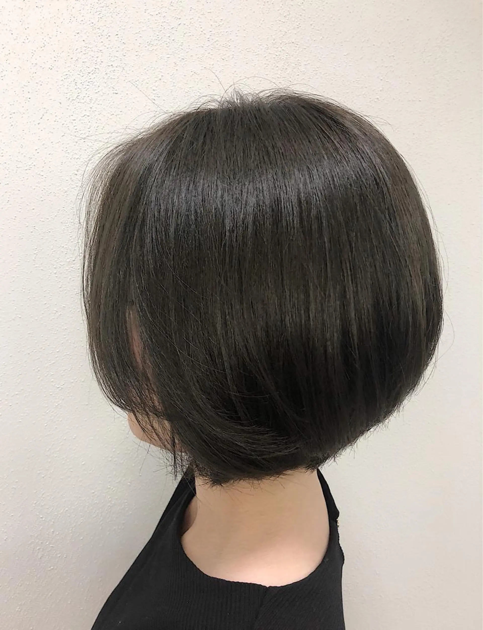 ショート カラー ダークグレー ダークグレージュ グレージュ ノンダメージ髪質改善 カラー💎/KURAのヘアスタイル