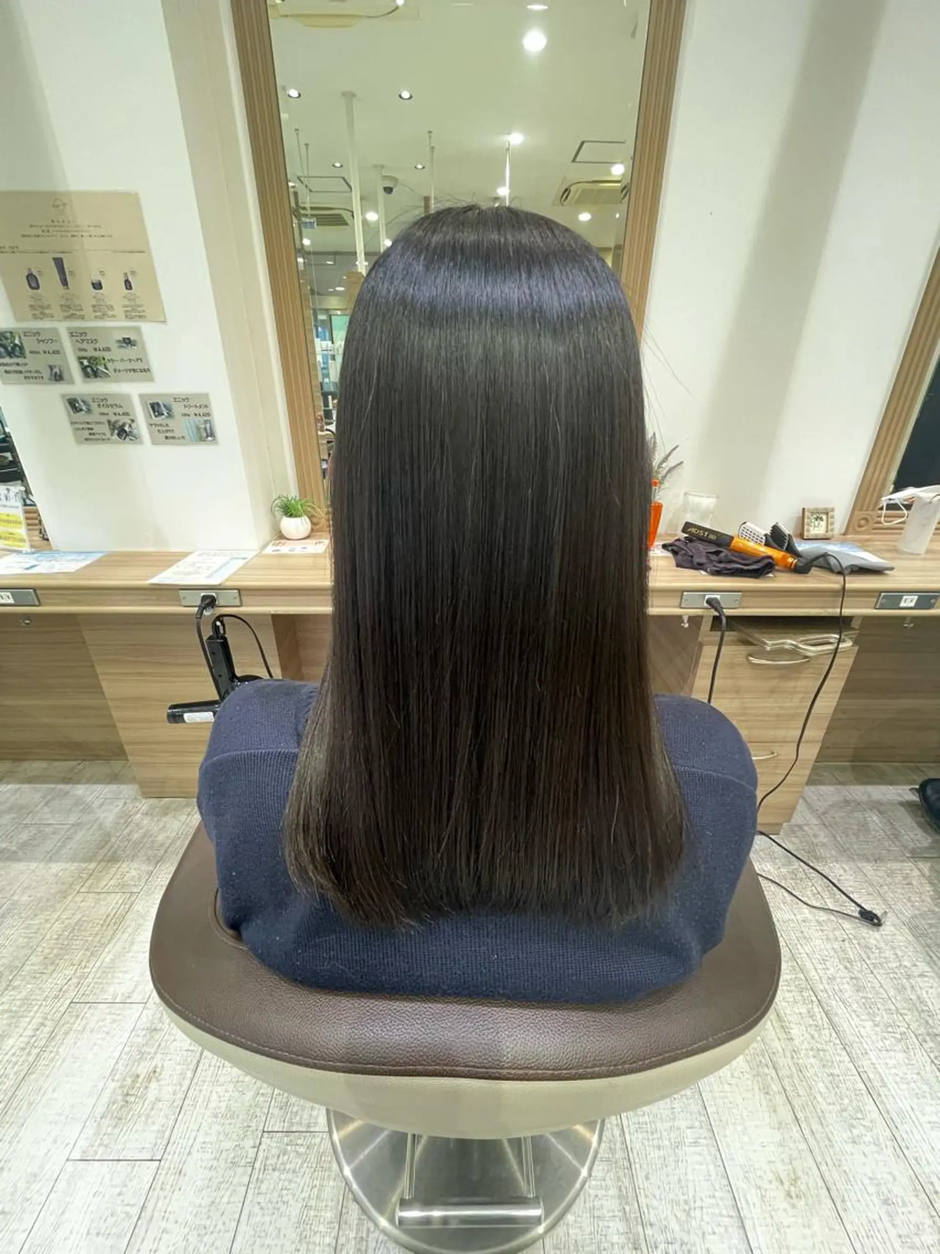 ロング 縮毛矯正 縮毛矯正 トリートメント 加藤 未歩のヘアスタイル