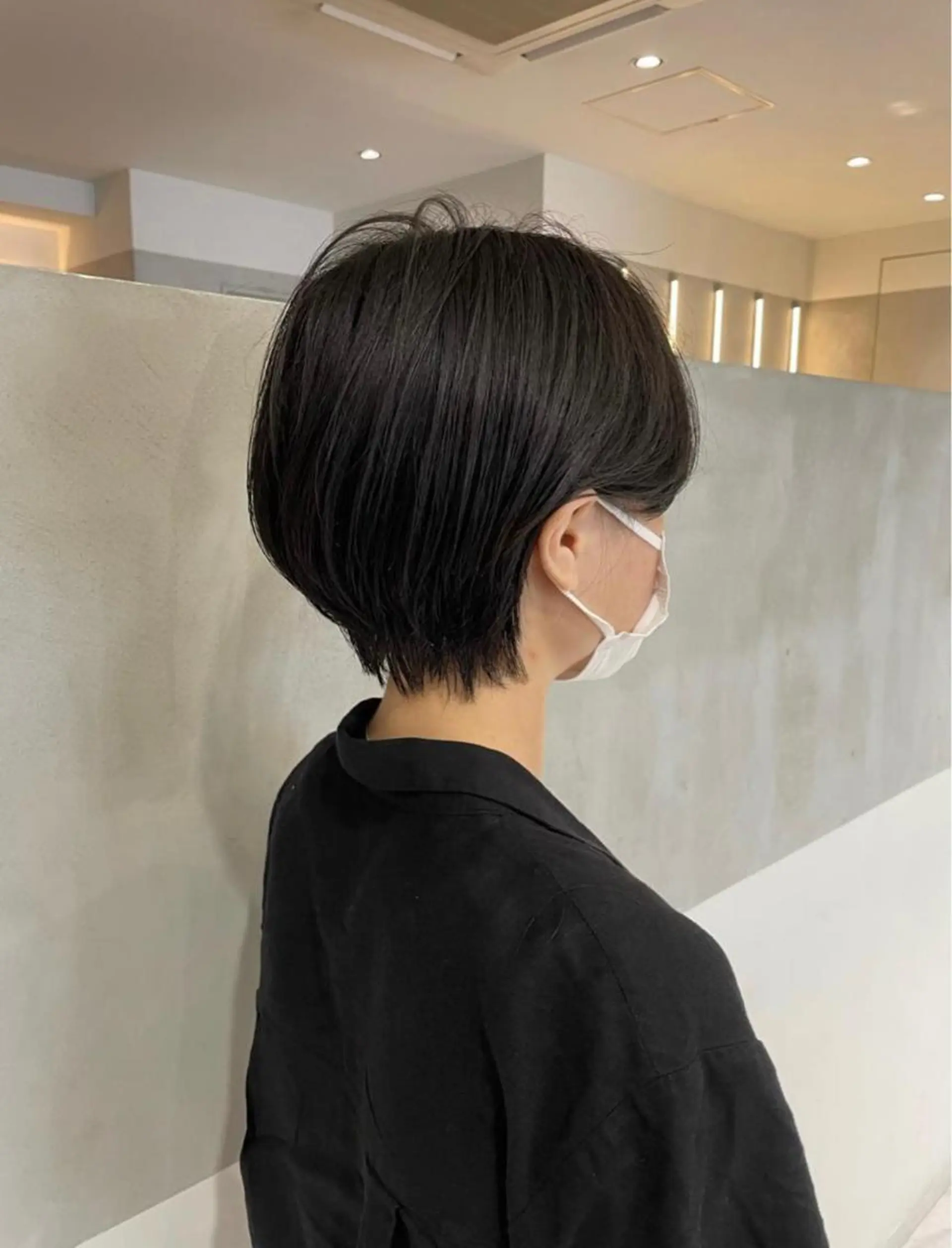 ショート ショートヘア ヘアカラー トリートメント ヘアセット ナチュラル/韓国💎 haruka 💎のヘアスタイル