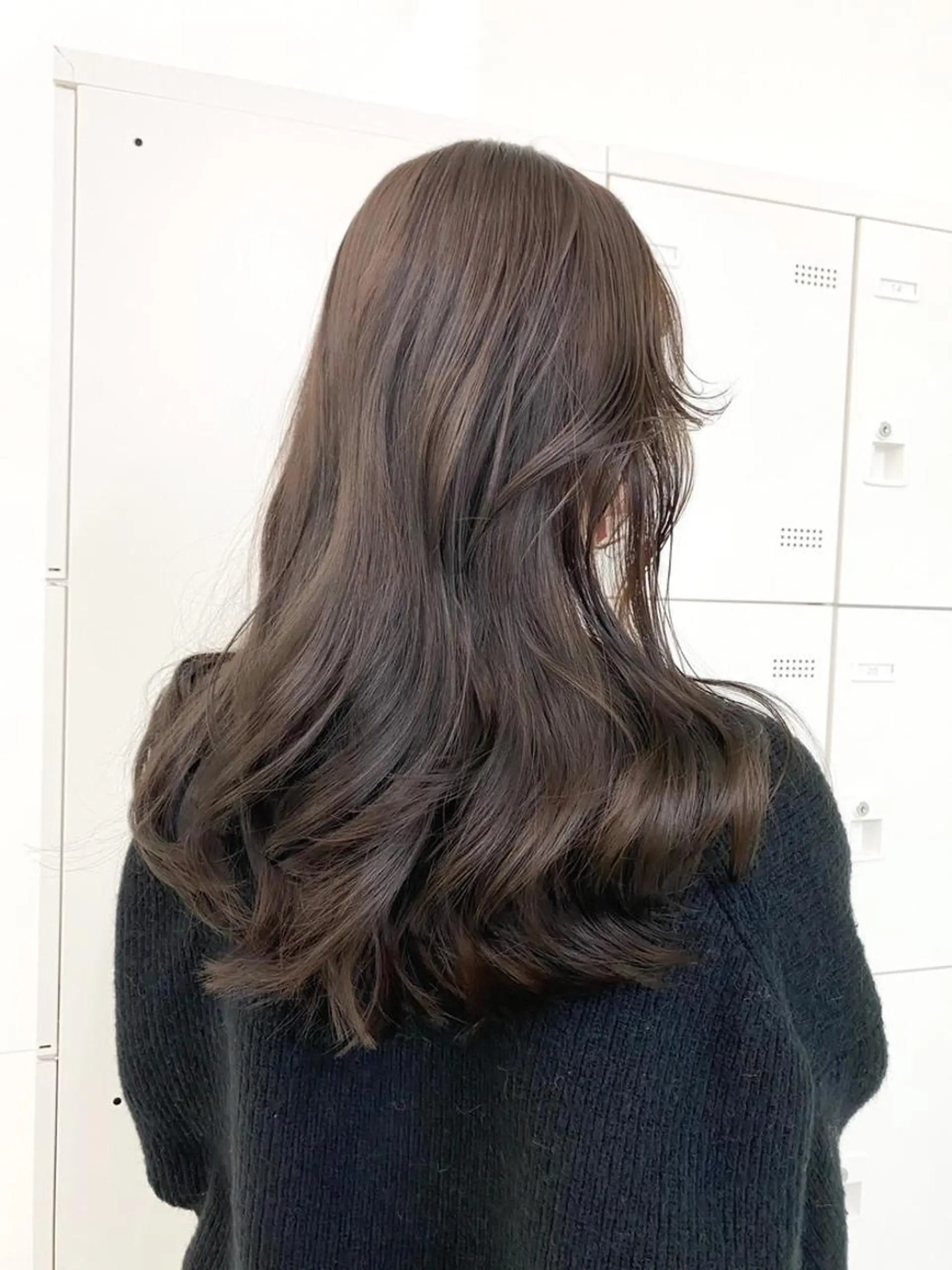 ミディアム 韓国風ベージュ🤎 赤みなし🌿横浜🤎のヘアスタイル