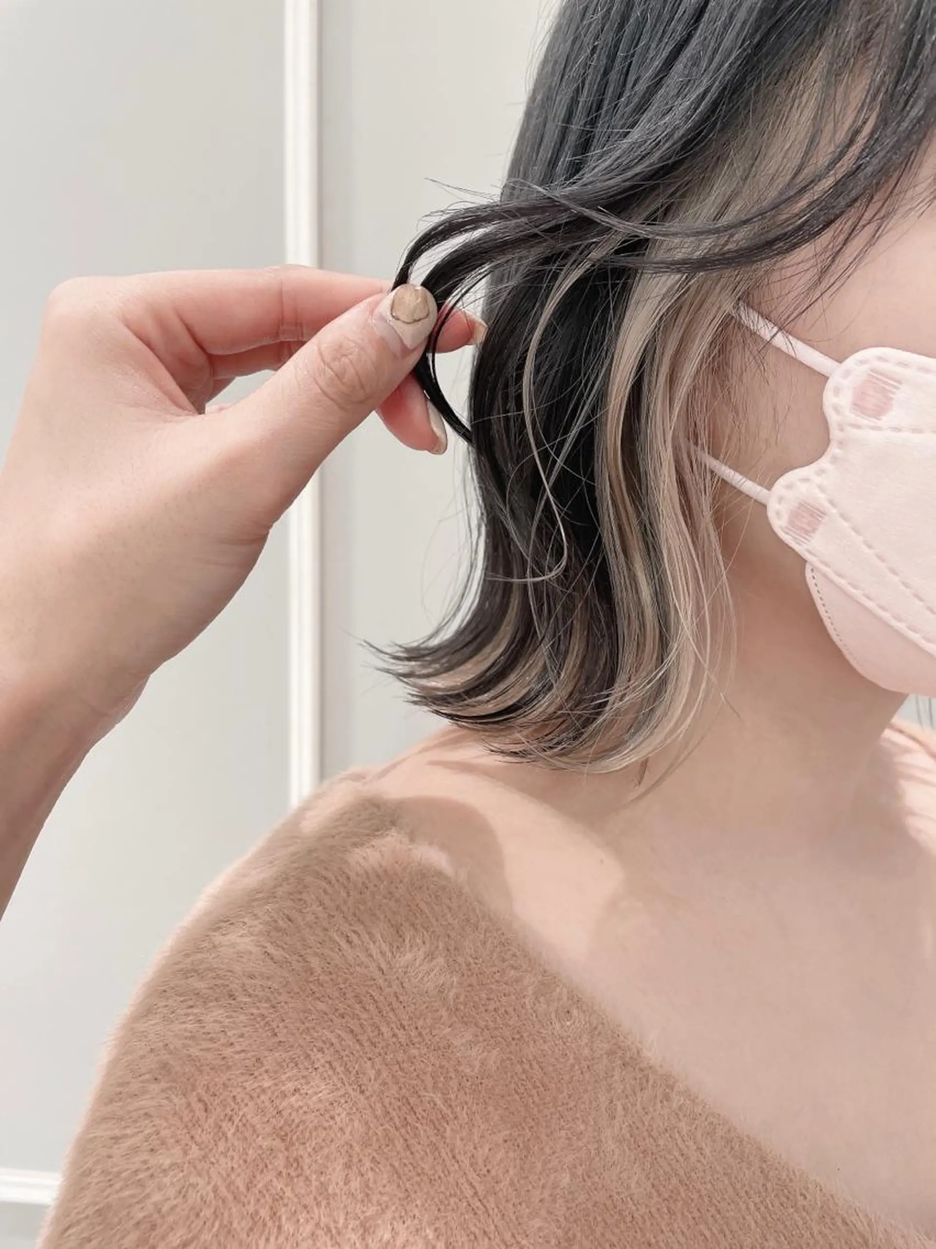 ショート カラー ベージュカラー 黒髪 ホワイトベージュ カット ヘアカラー トリートメント 🦖鶴岡香純🦖 5/1から復帰しますのヘアスタイル