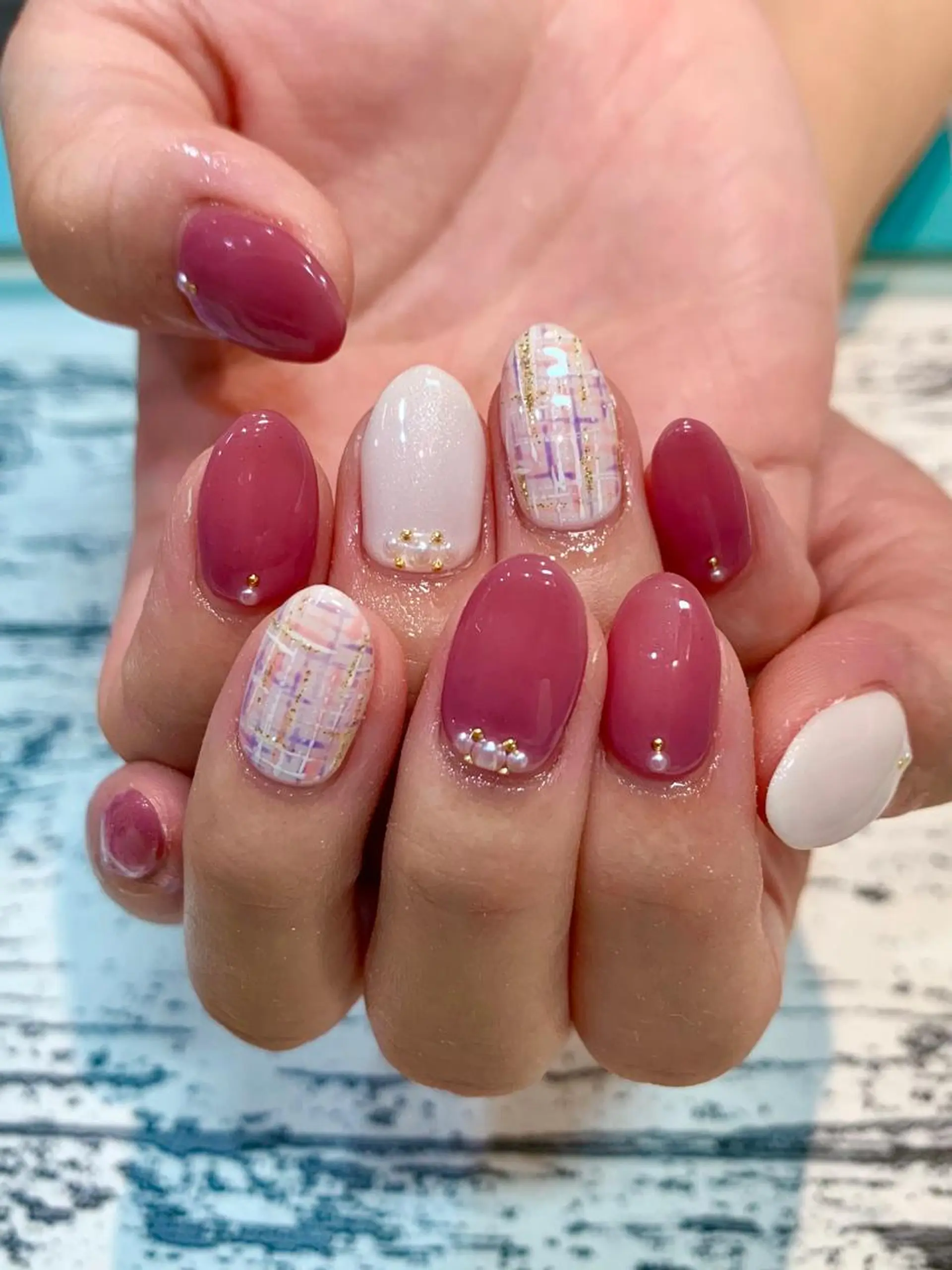 ネイル ハンドネイル 高尾 梨花のネイルデザイン