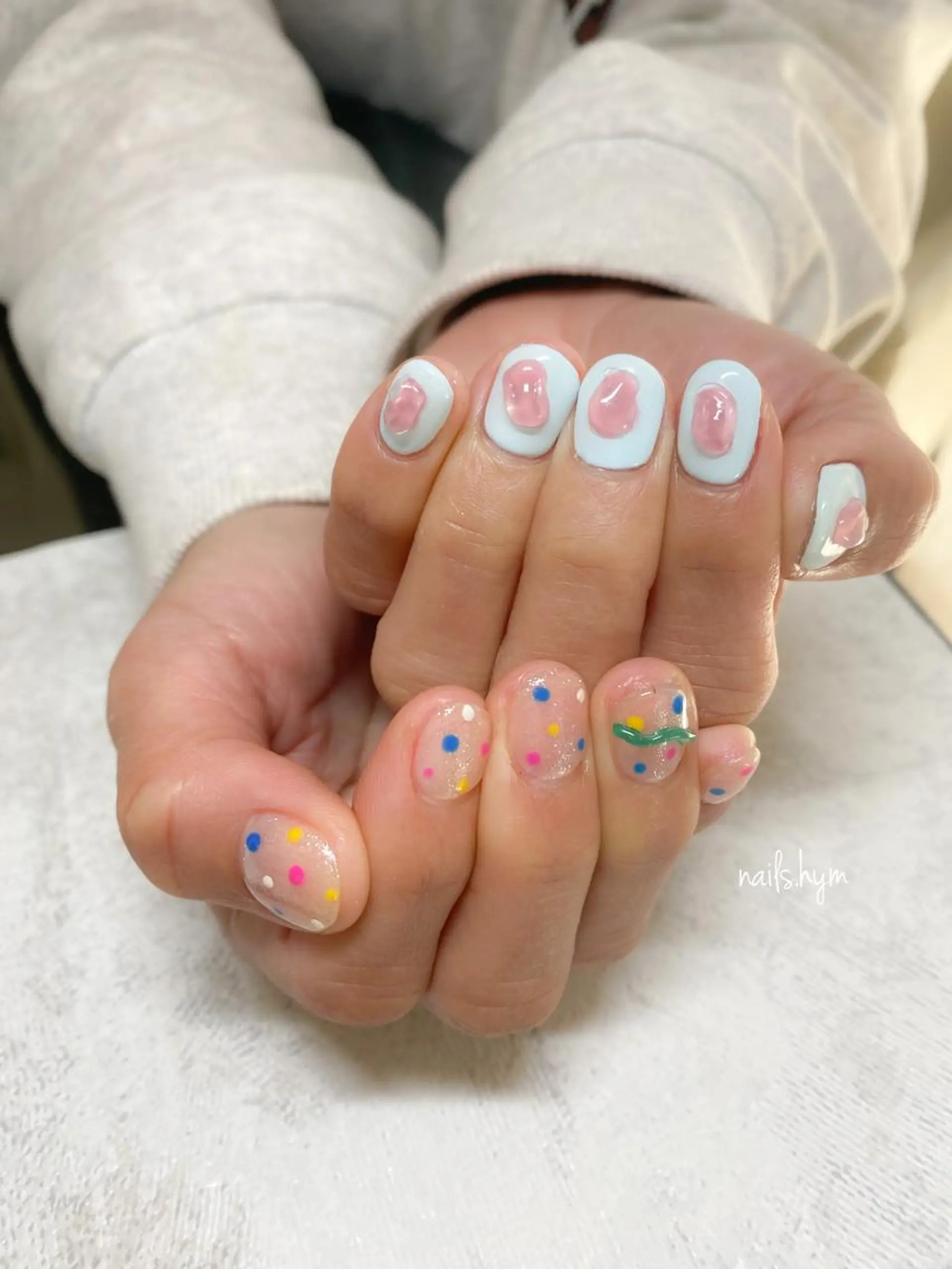 ネイル 持ち込み nails. hymのネイルデザイン