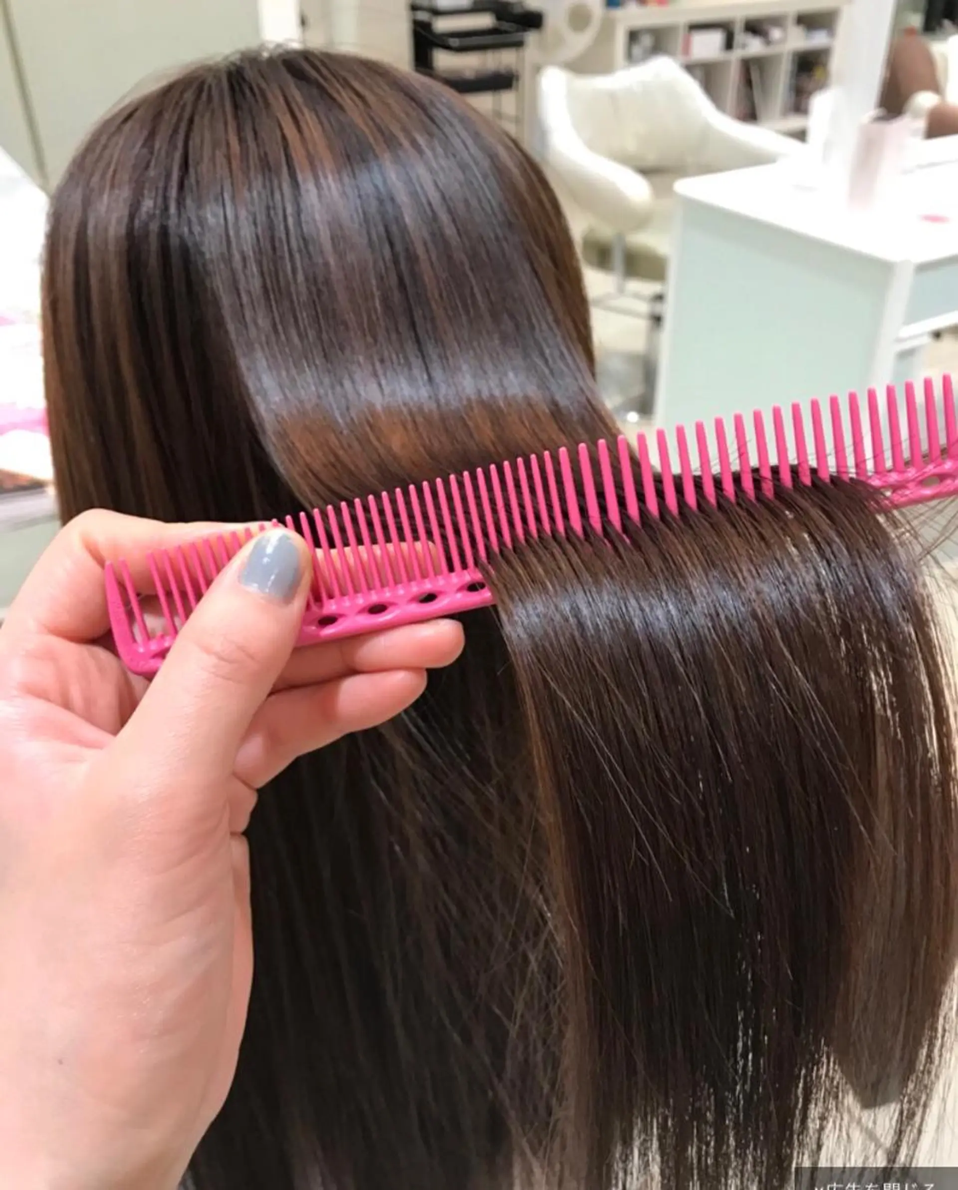 ロング パーマ 縮毛矯正 Miku🪄💫 フェイスレイヤーのヘアスタイル