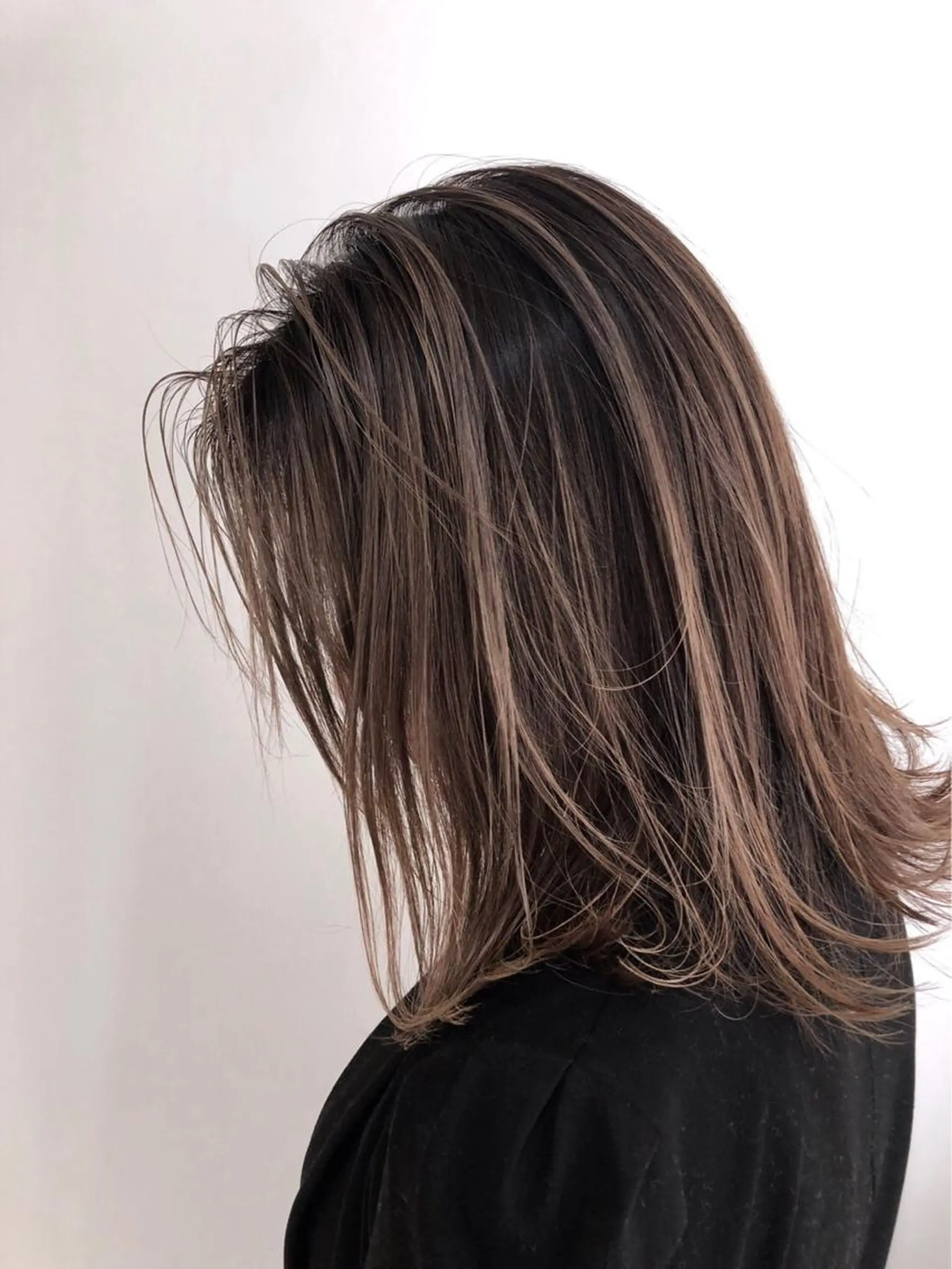 セミロング カラー 鈴木 マサアキのヘアスタイル